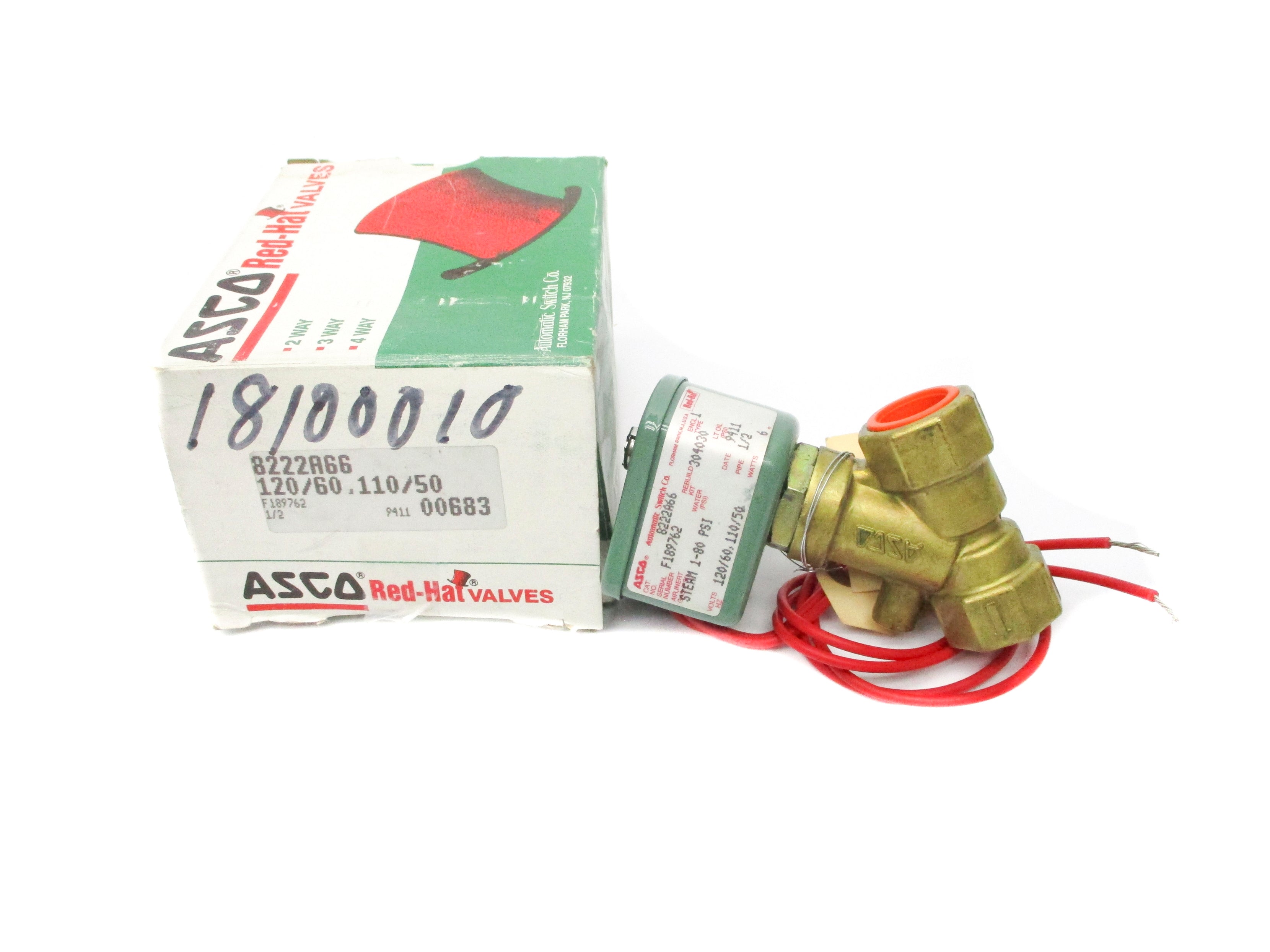 ASCO 8222A66 110/120V 1-80PSI NSMP