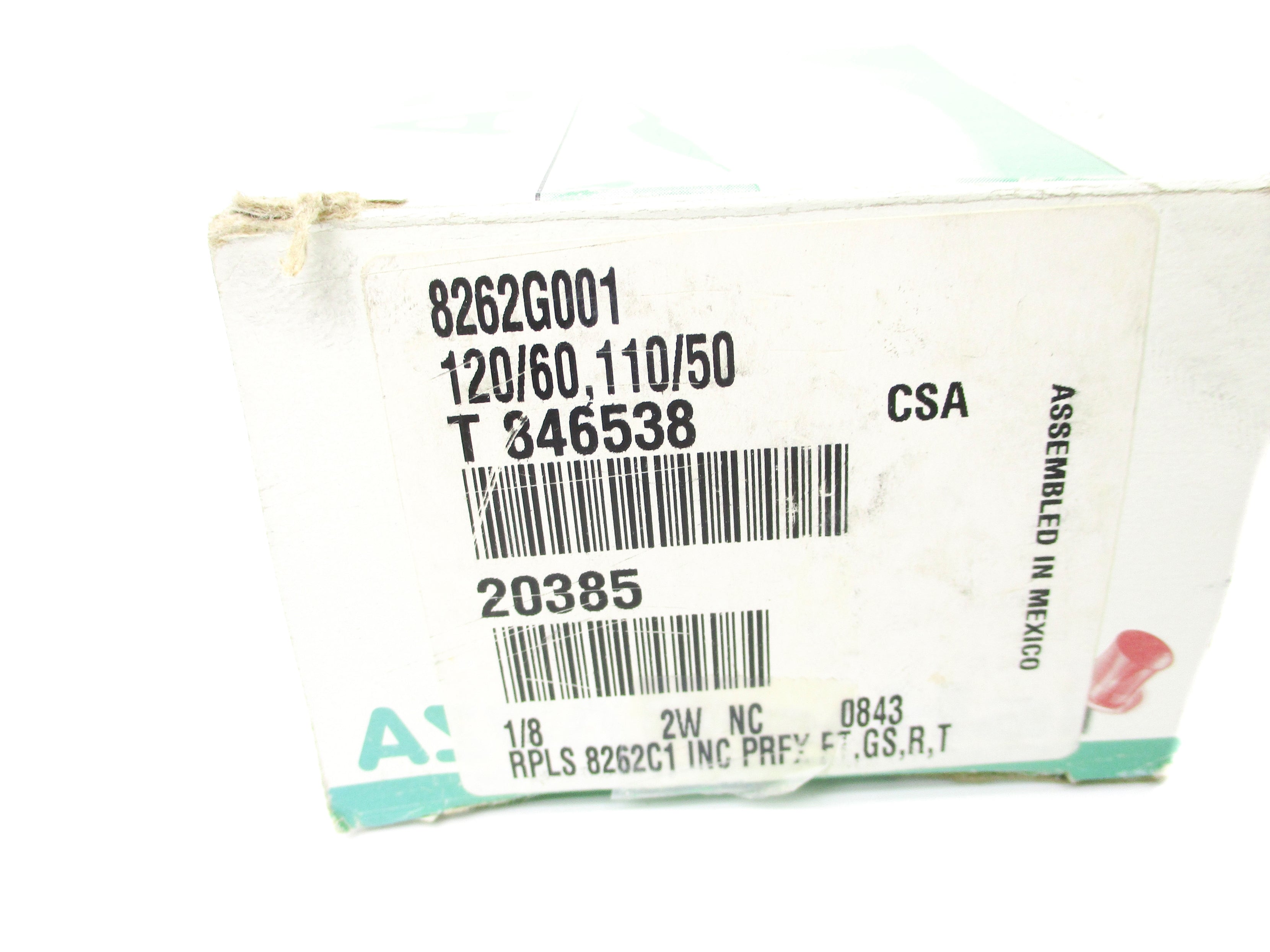 ASCO 8262G001 110/120V 750PSI NSMP