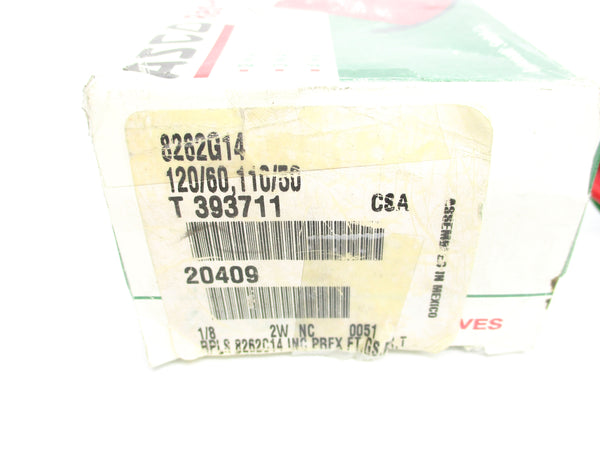 ASCO 8262G14 110/120V 290PSI NSMP