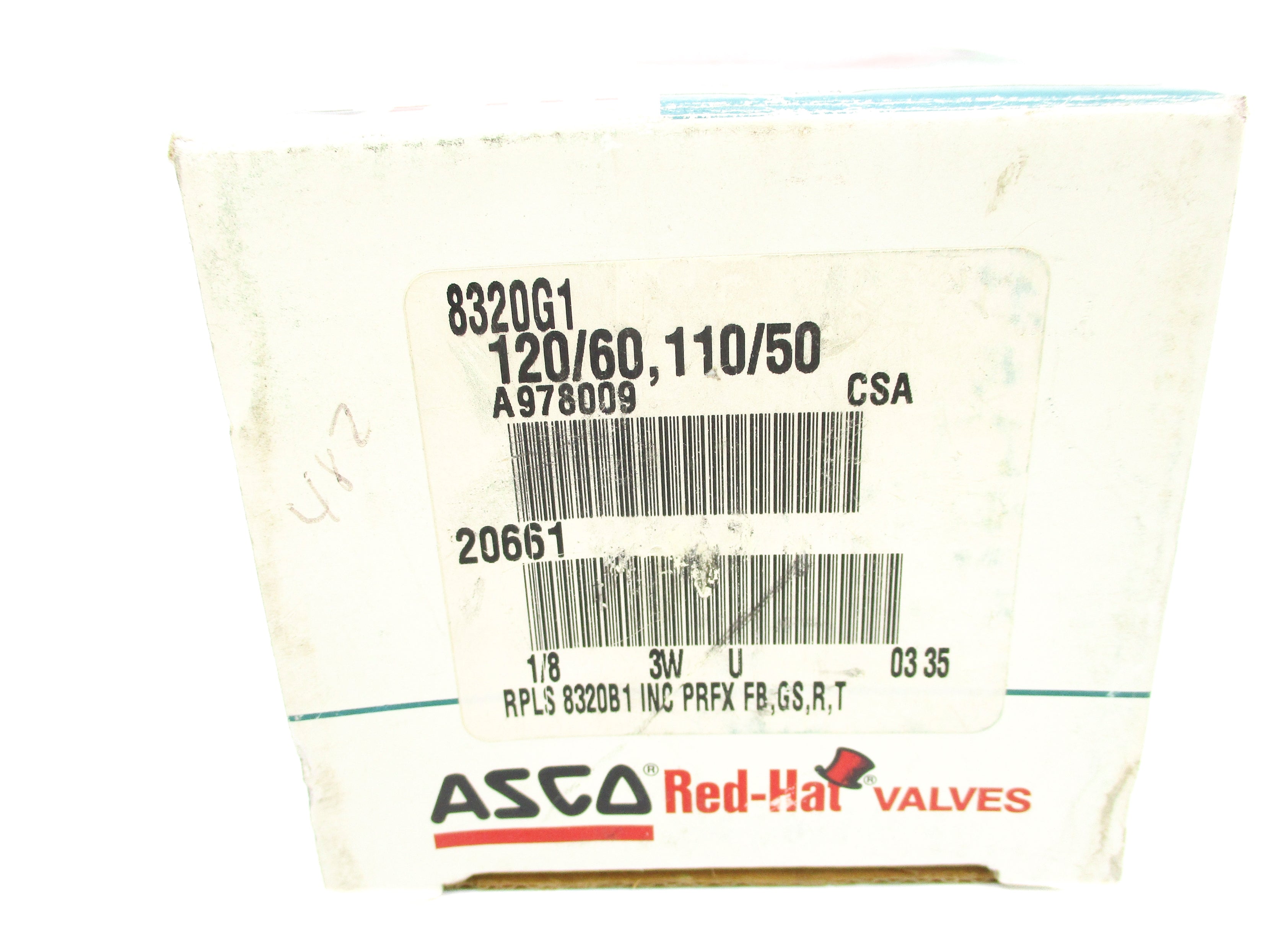 ASCO 8320G1 110/120V 100PSI 1/8" NSMP