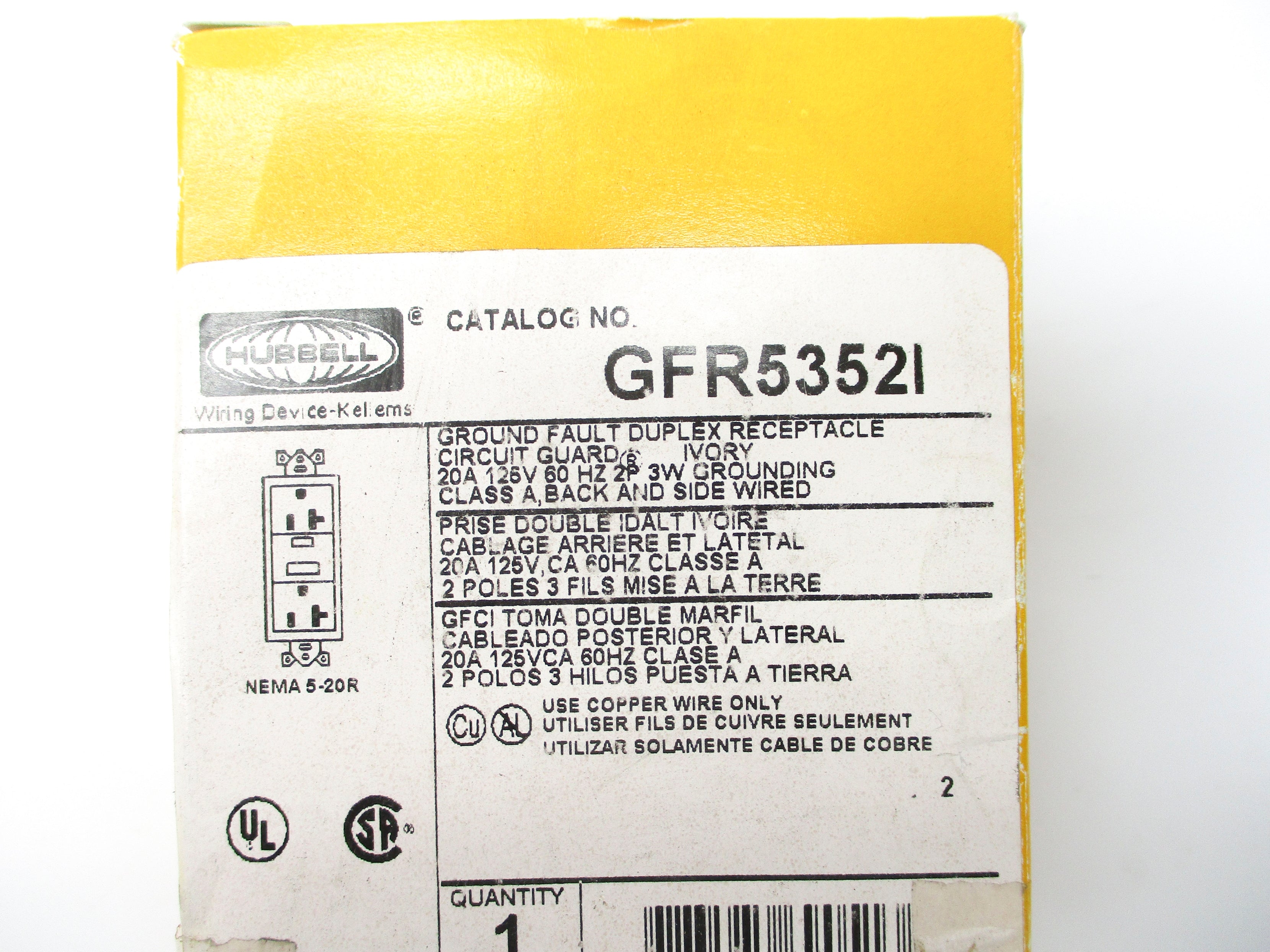 HUBBELL GFR5352I NSMP