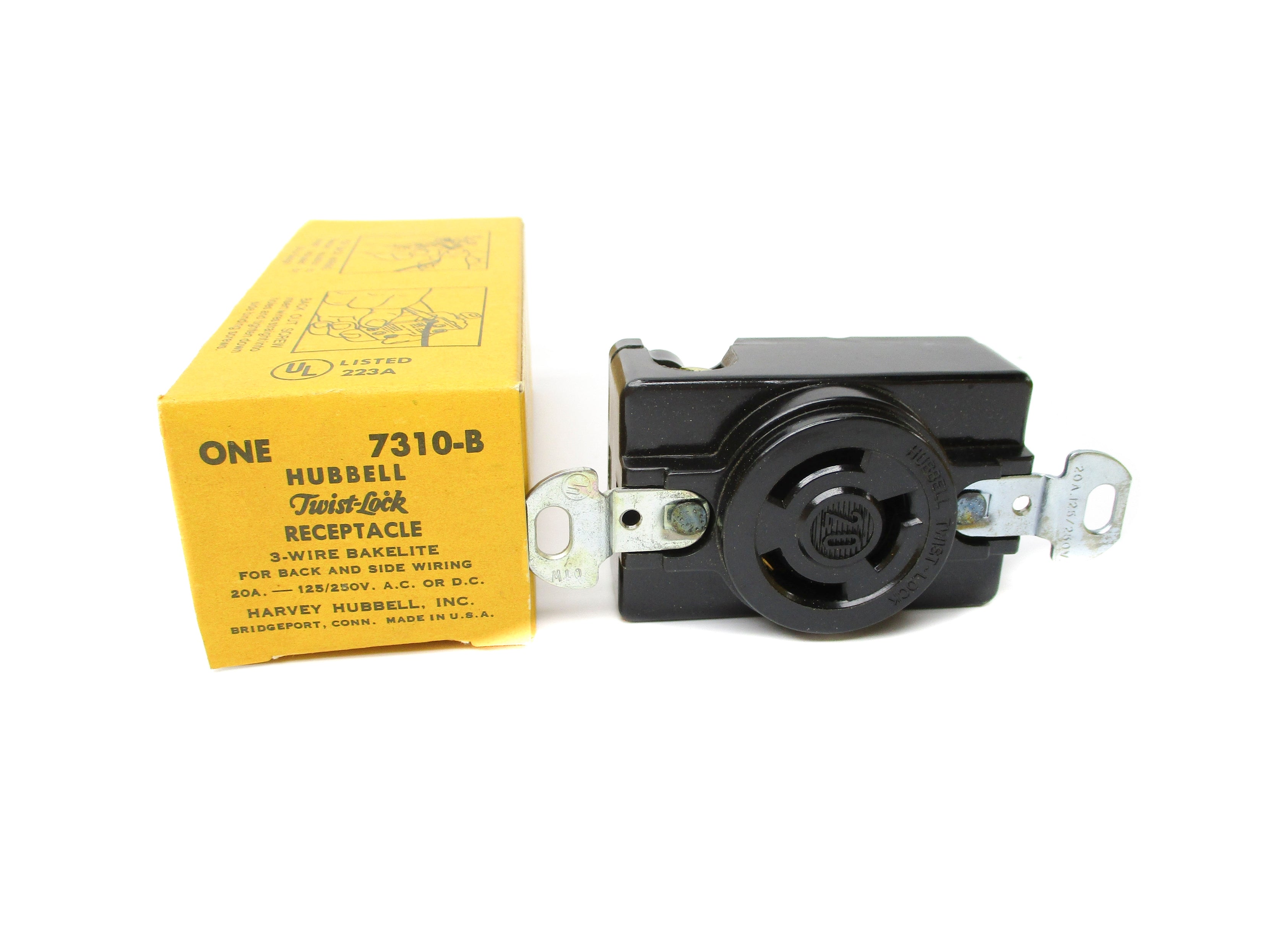 HUBBELL 7310-B 125/250VAC/DC 20A NSMP