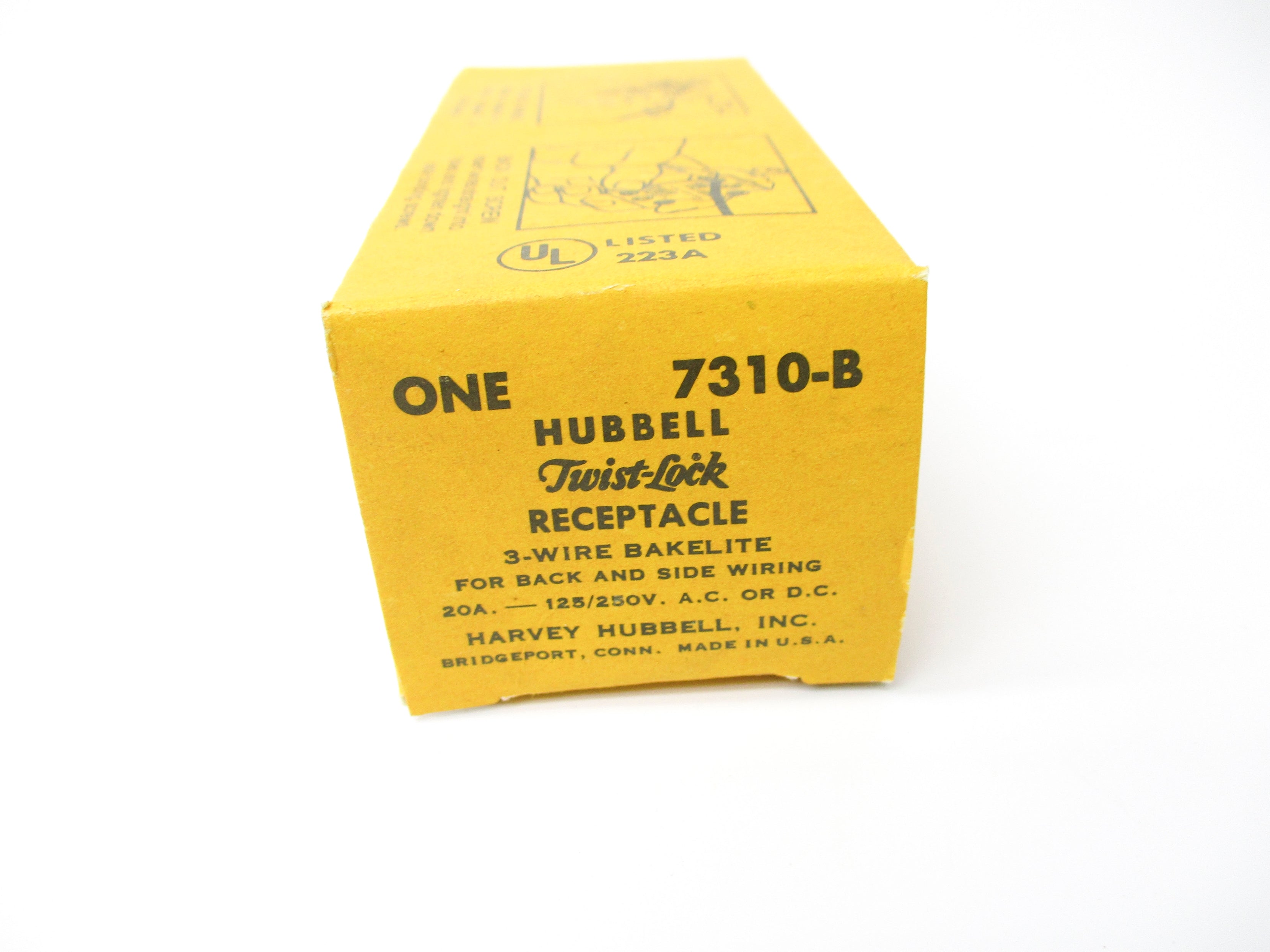 HUBBELL 7310-B 125/250VAC/DC 20A NSMP