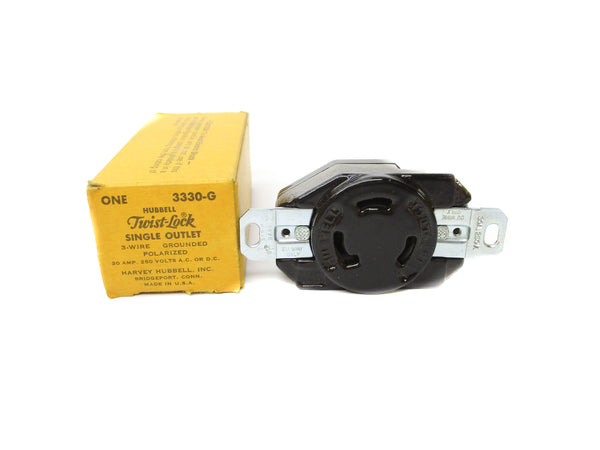 HUBBELL 3330-G 250V 30A NSMP