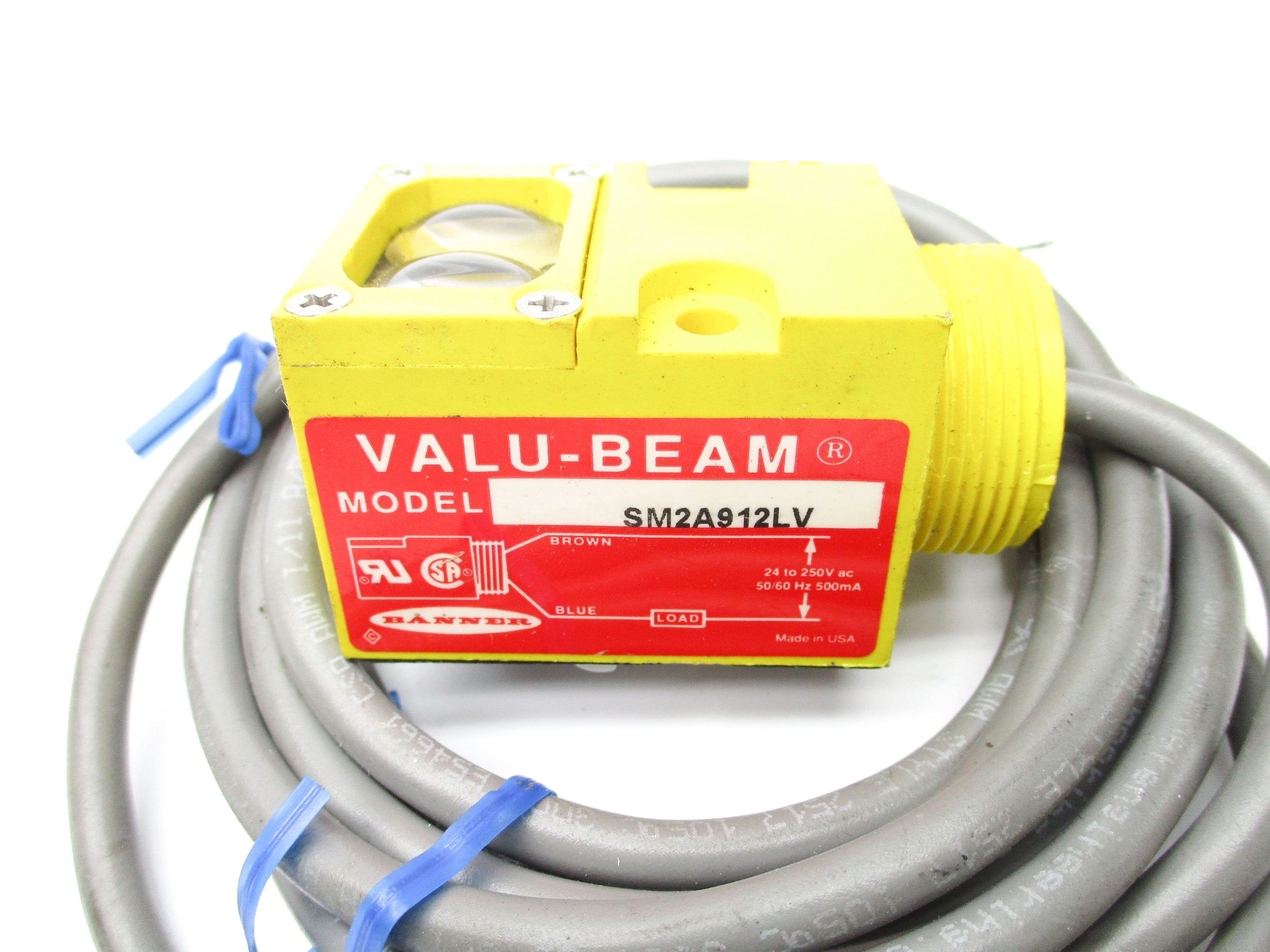 BANNER ENGINEERING SM2A912LV 24-250VAC UNMP