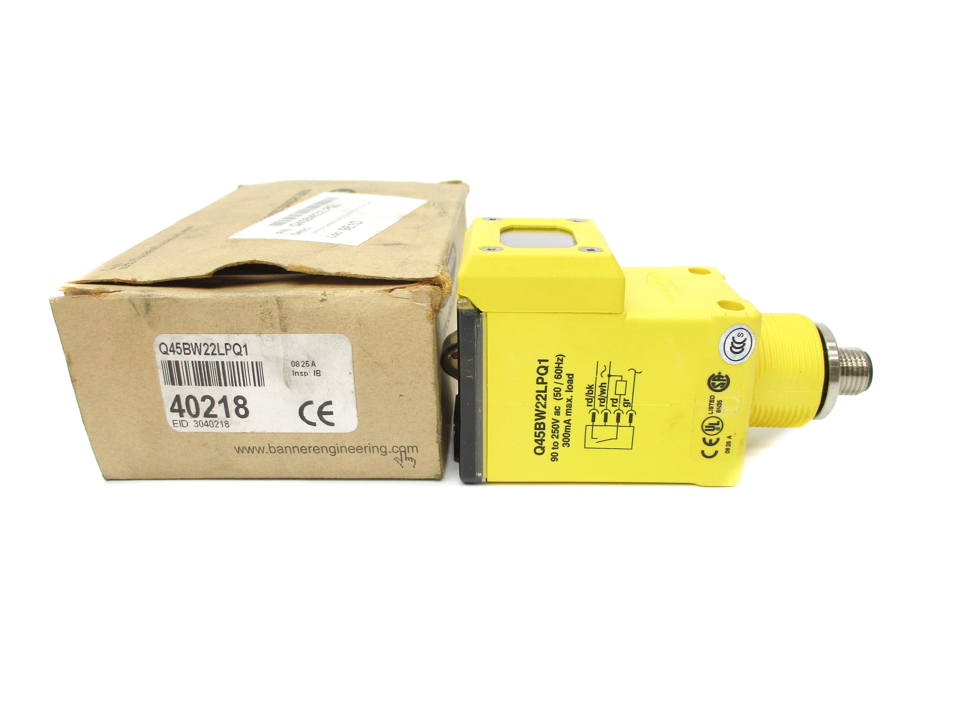 BANNER ENGINEERING Q45BW22LPQ1 40218 90-250VAC NSMP