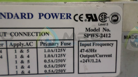 ACME SPWS-2412 POWER SUPPLY *NEW NO BOX*