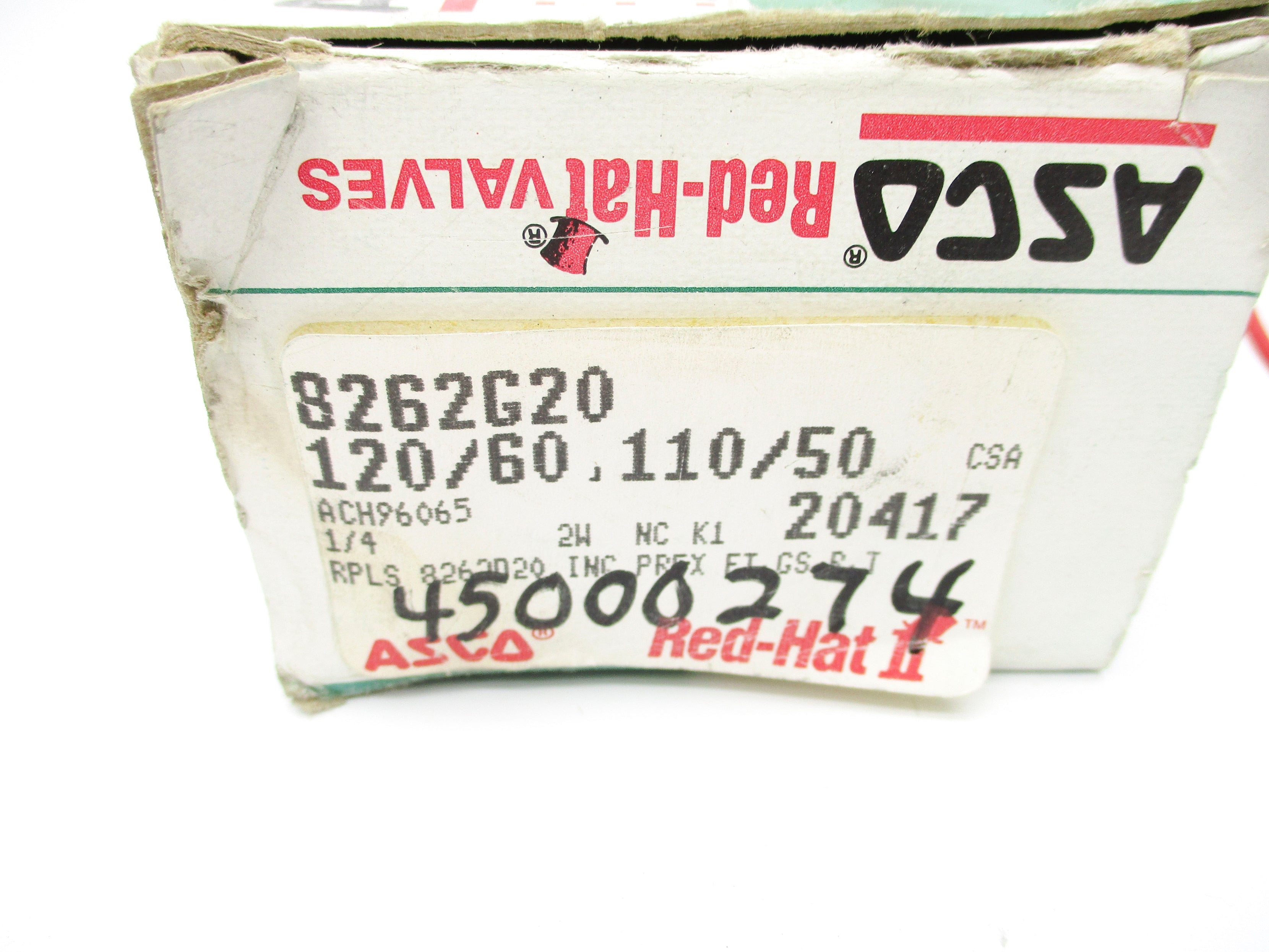 ASCO 8262G20 110/120V 360PSI NSMP