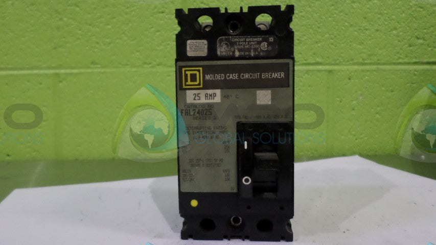 SQUARE D FAL24025 CIRCUIT BREAKER *USED*