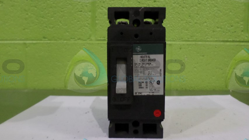GENERAL ELECTRIC TED124030 CIRCUIT BREAKER *USED*