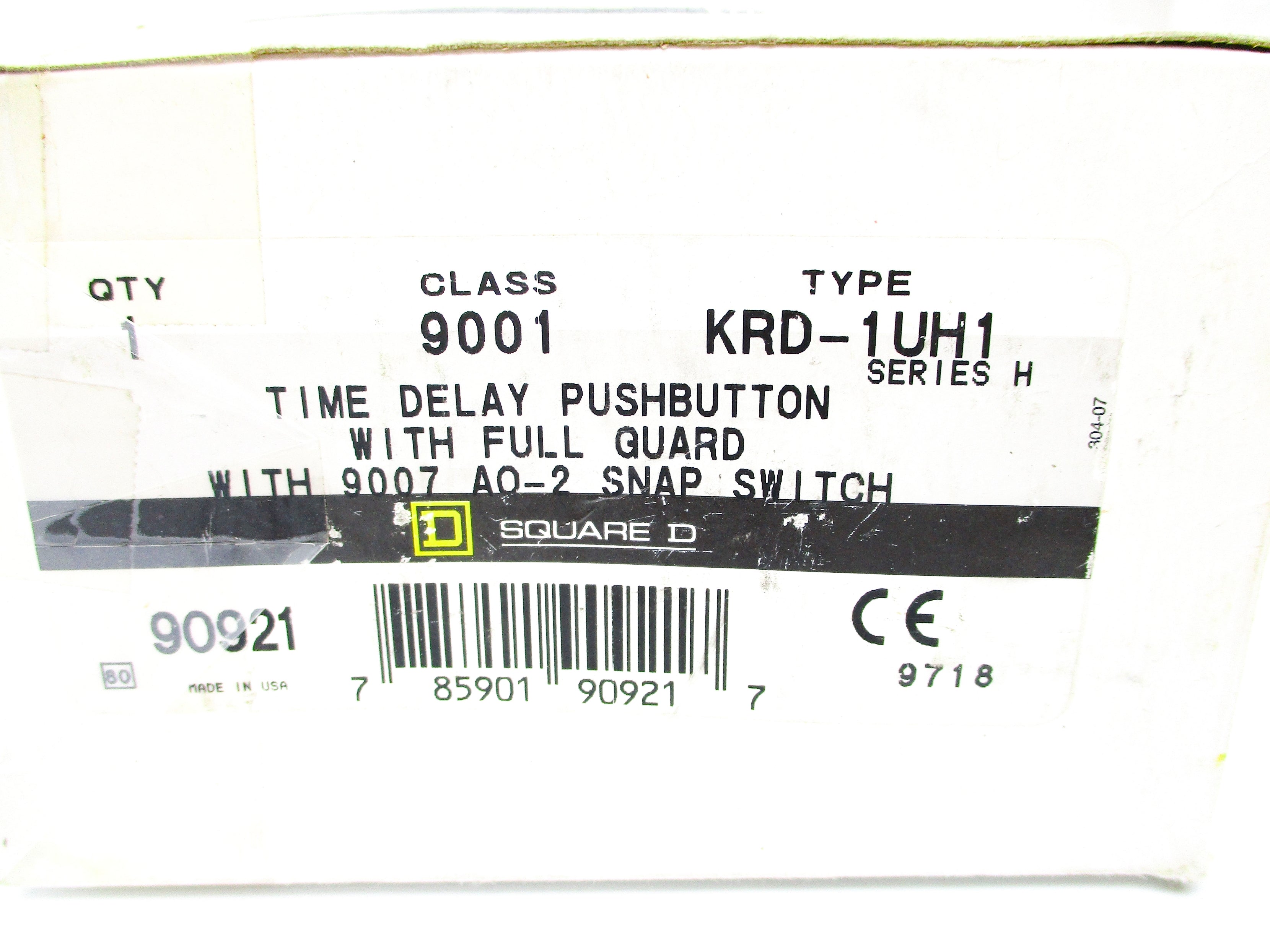 SQUARE D 9001KRD1UH1 SER. H NSMP