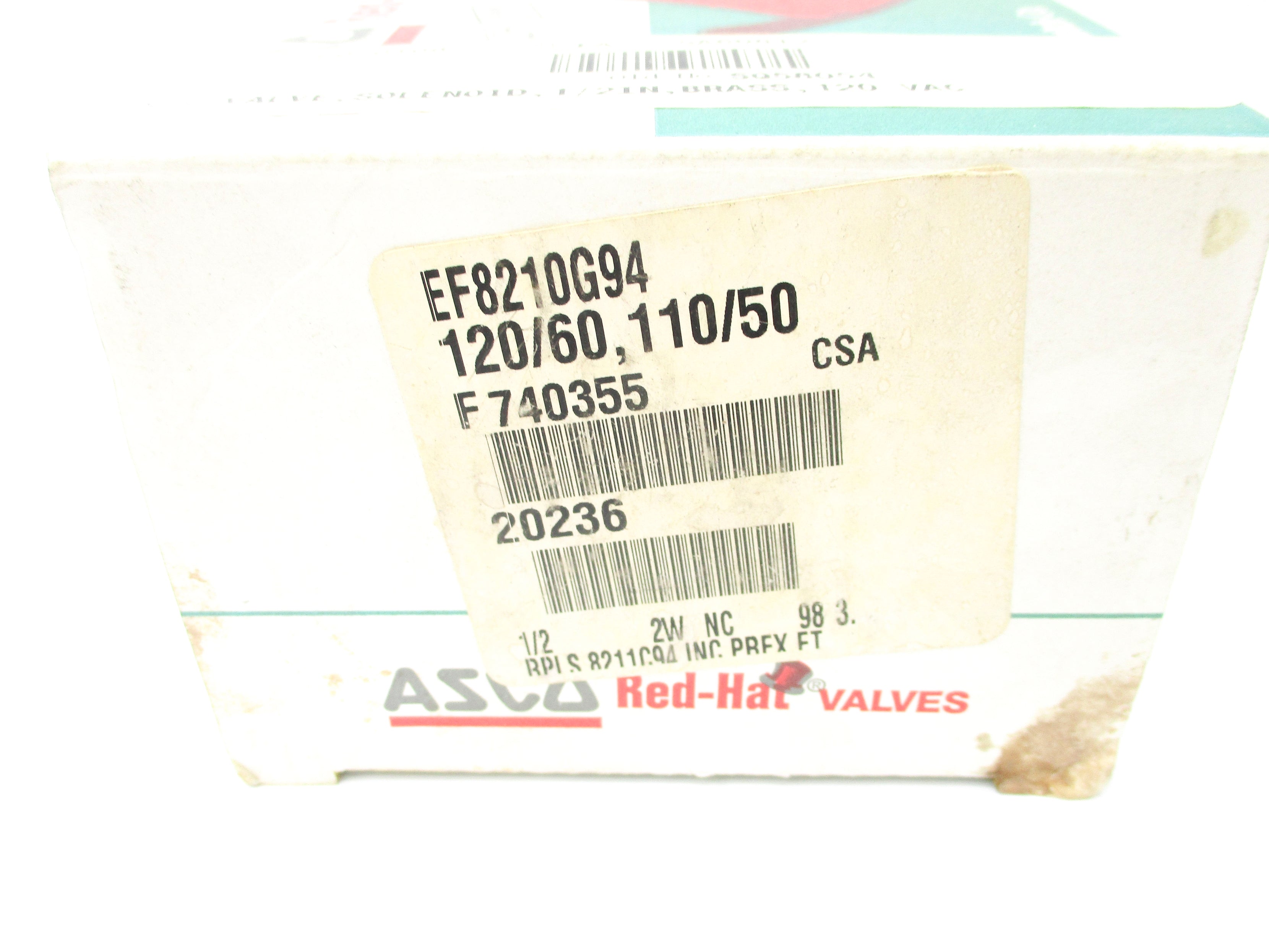 ASCO EF8210G94 120/60 110/50 150PSI NSMP