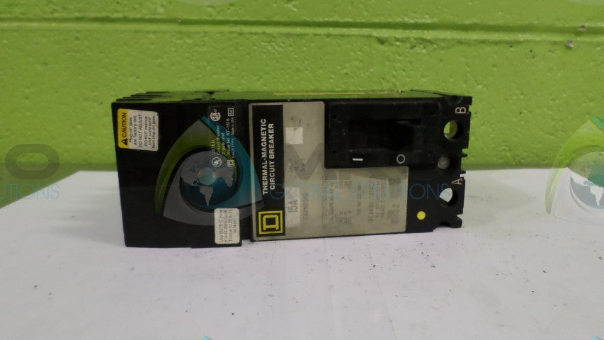 SQUARE D FA24015AB CIRCUIT BREAKER *USED*