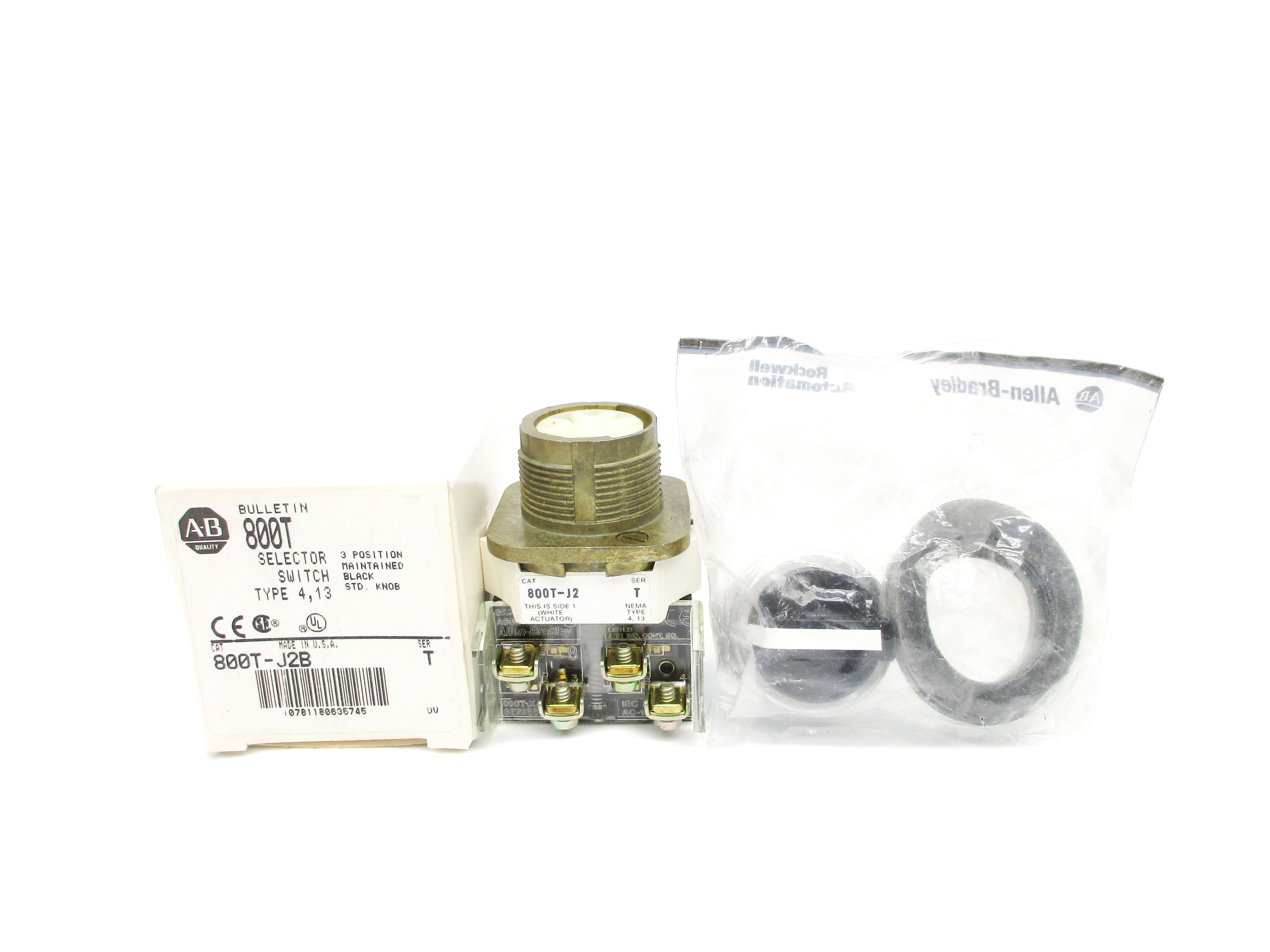 ALLEN BRADLEY 800T-J2B SER. T (AS PICTURED) (WH) NSMP