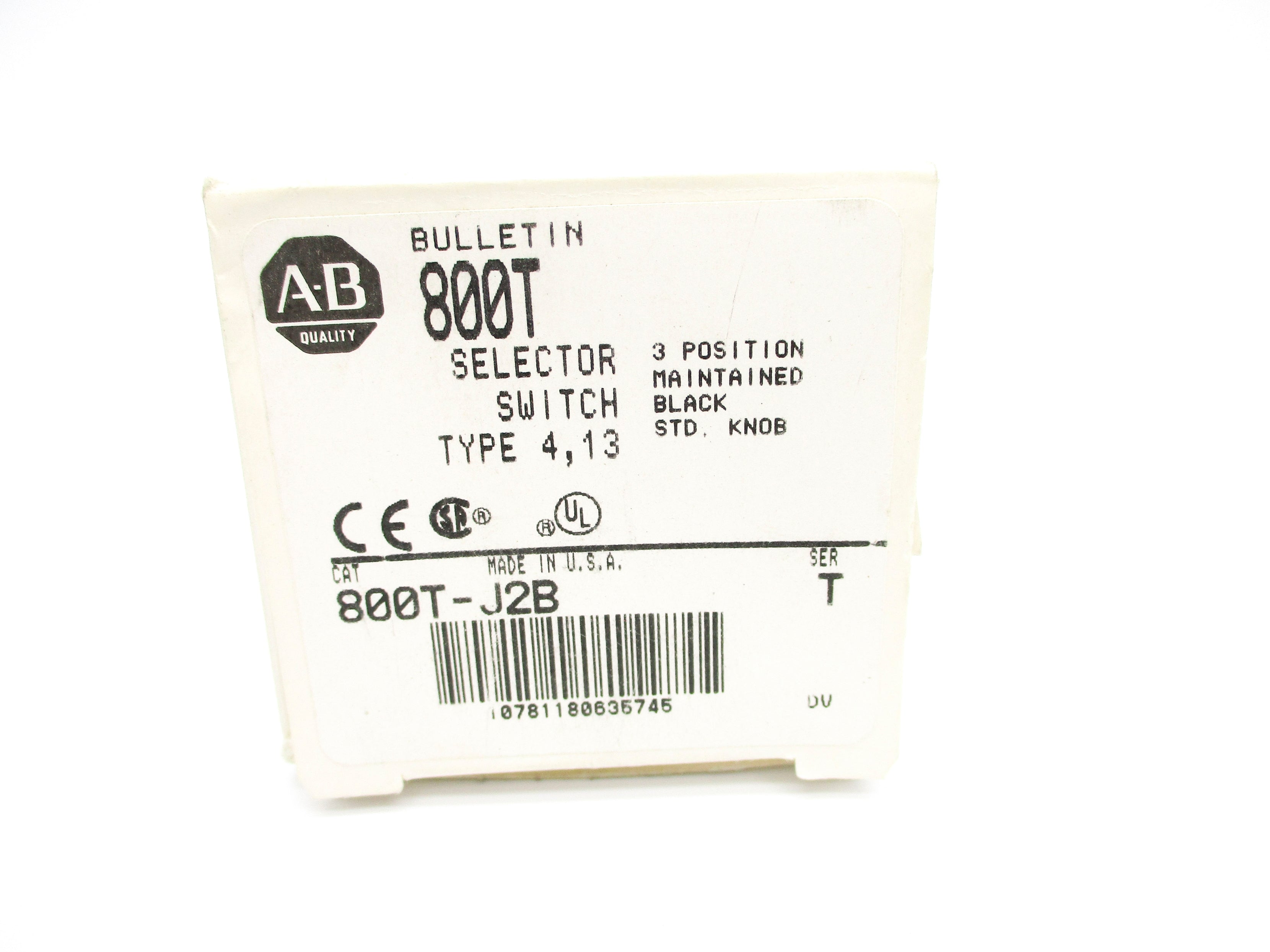 ALLEN BRADLEY 800T-J2B SER. T (AS PICTURED) (WH) NSMP