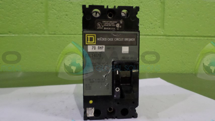 SQUARE D FAL24070 CIRCUIT BREAKER *USED*