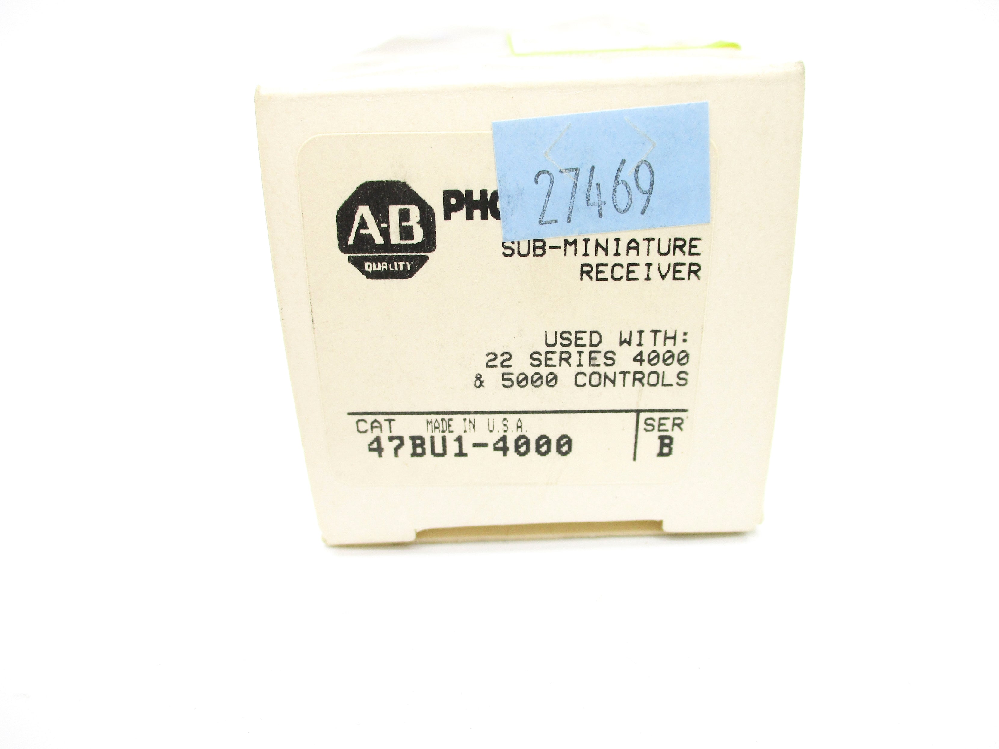 ALLEN BRADLEY 47BU1-4000 SER. B (GY/BL) NSMP