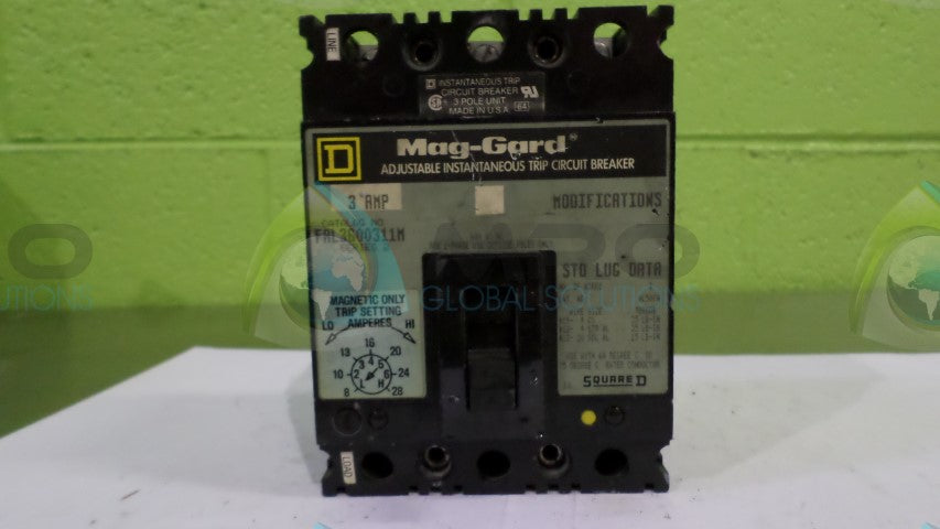 SQUARE D FAL3600311M CIRCUIT BREAKER *USED*