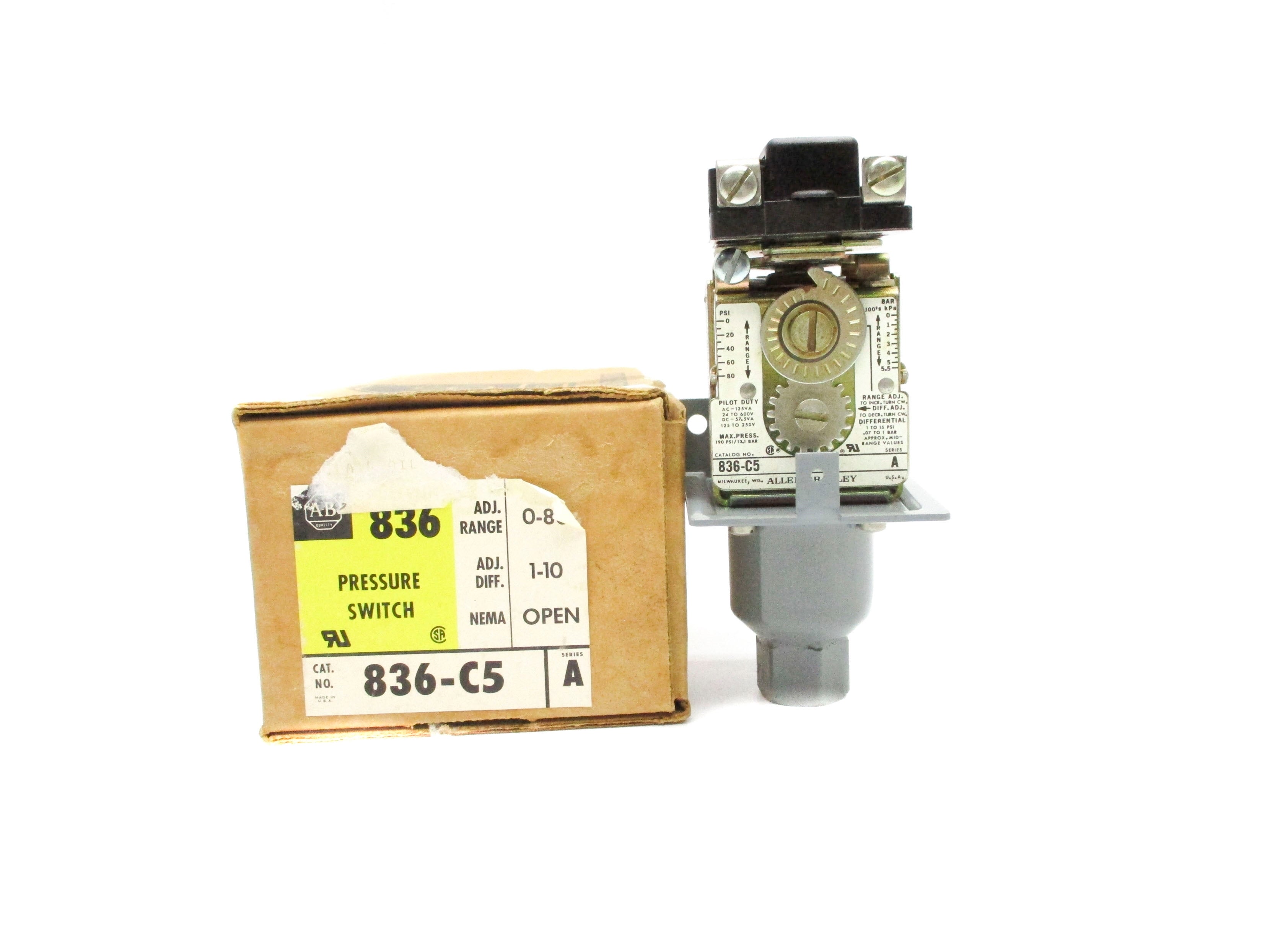 ALLEN BRADLEY 836-C5 SER. A (BR/YL) NSMP
