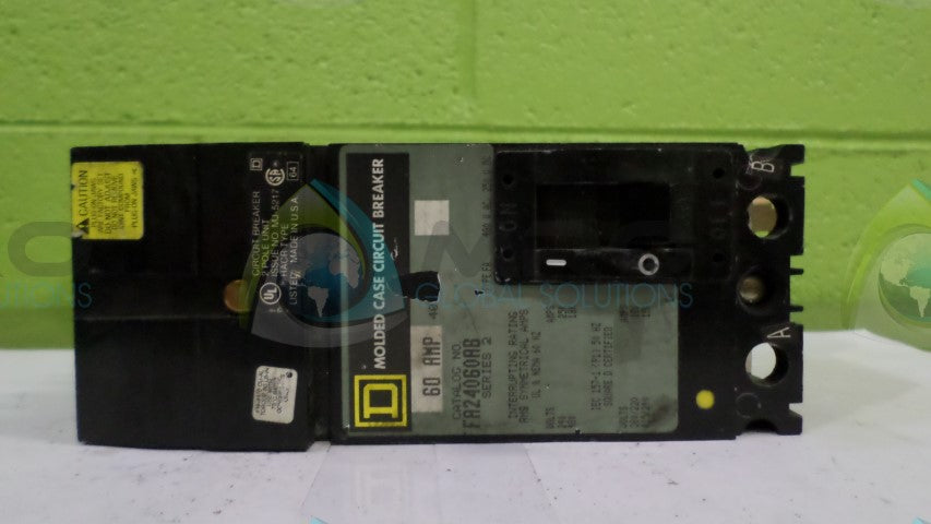 SQUARE D FA24060AB CIRCUIT BREAKER *USED*