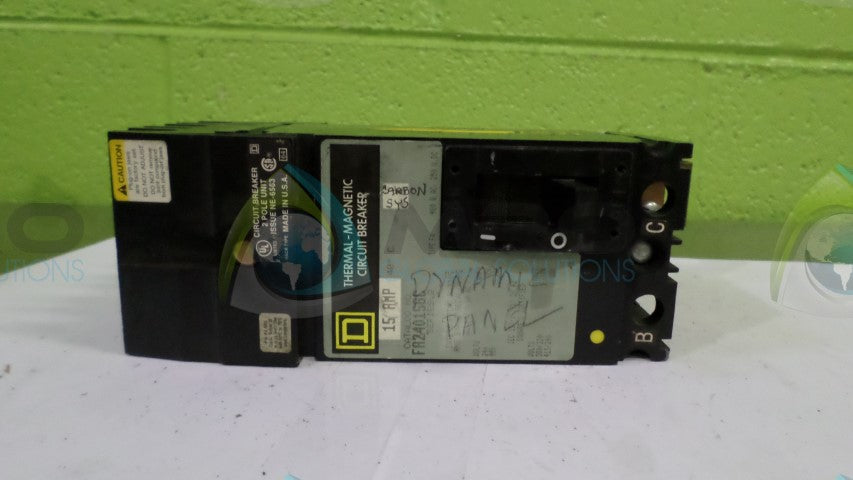 SQUARE D FA24015BC CIRCUIT BREAKER *USED*