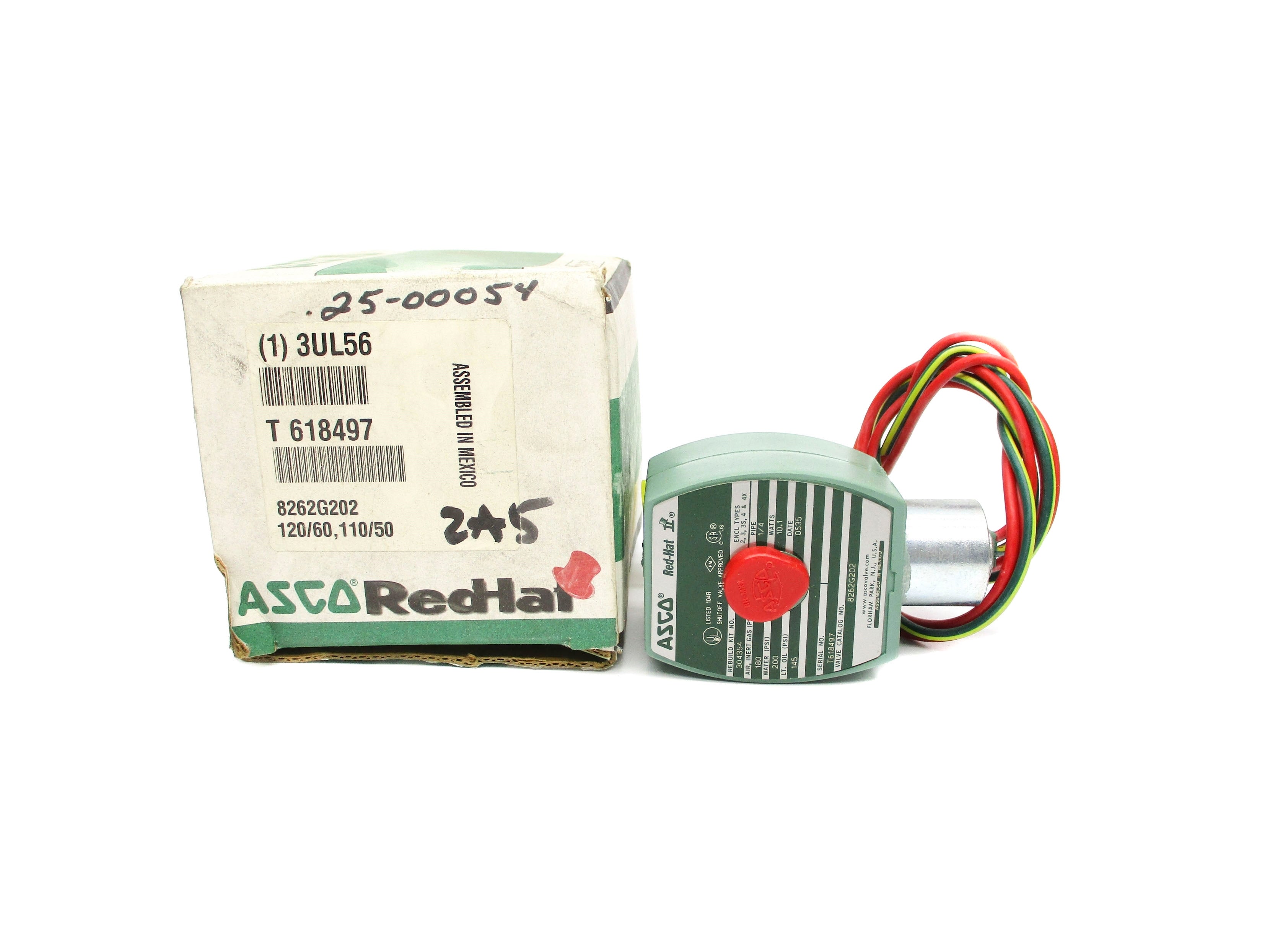 ASCO 8262G202 110/120V 145-200PSI 1/4" NSMP