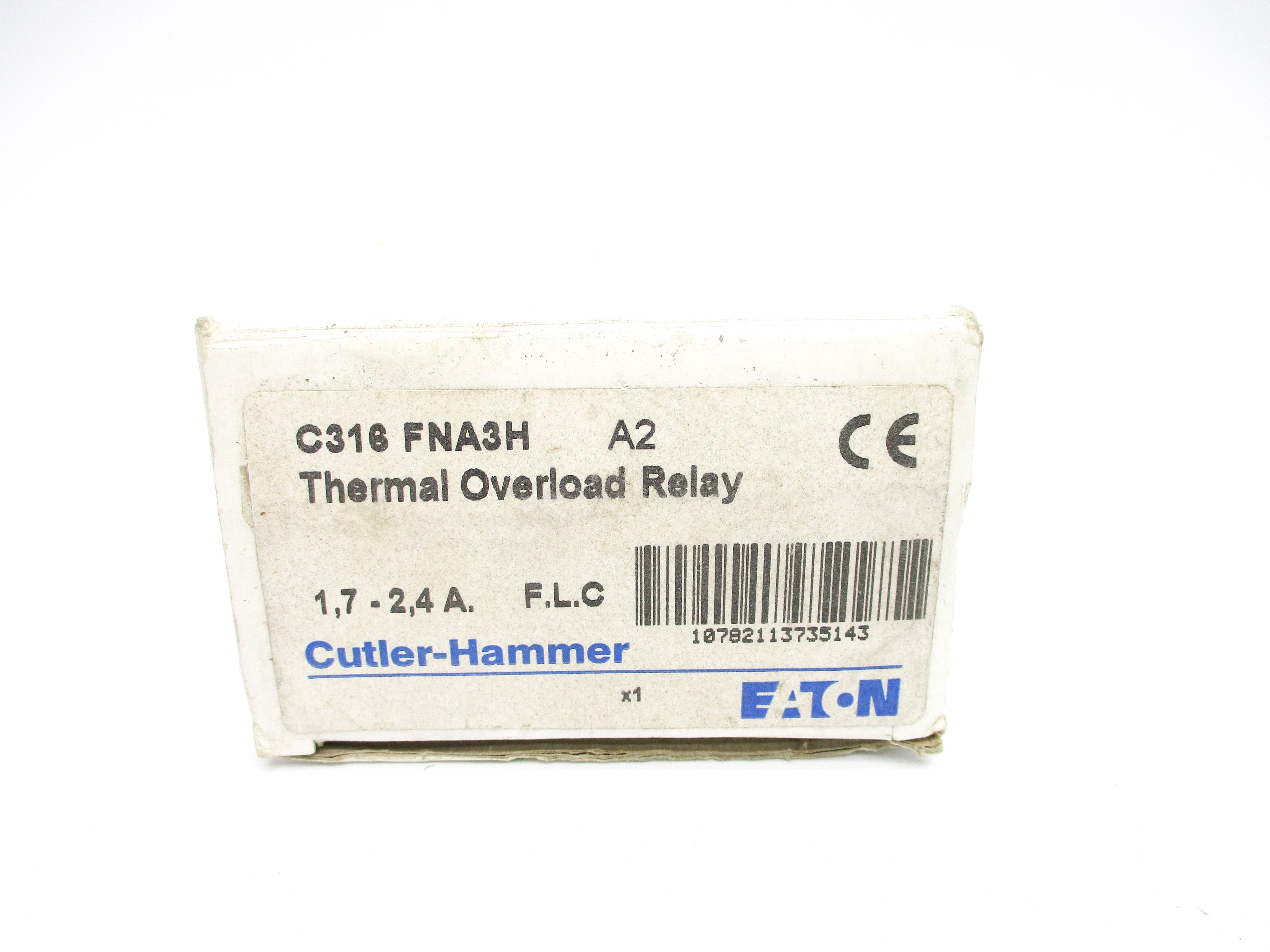 CUTLER HAMMER C316FNA3H SER. A2 1.7-2.4A NSMP