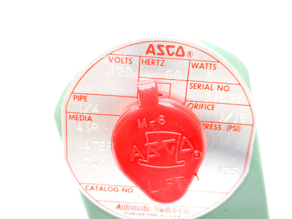 ASCO 8320A19MO 120V 125PSI 1/4" NSNP