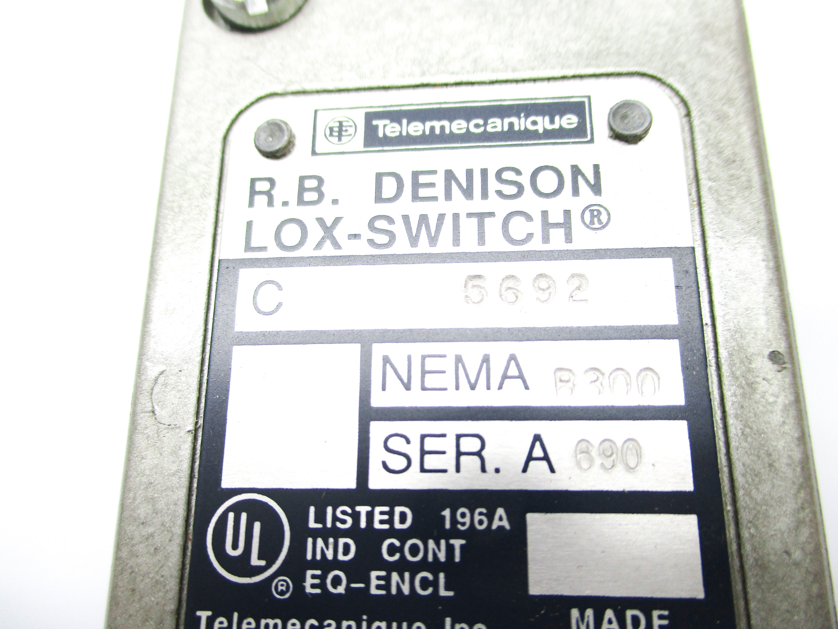 TELEMECANIQUE C5692 (AS PICTURED) NSNP