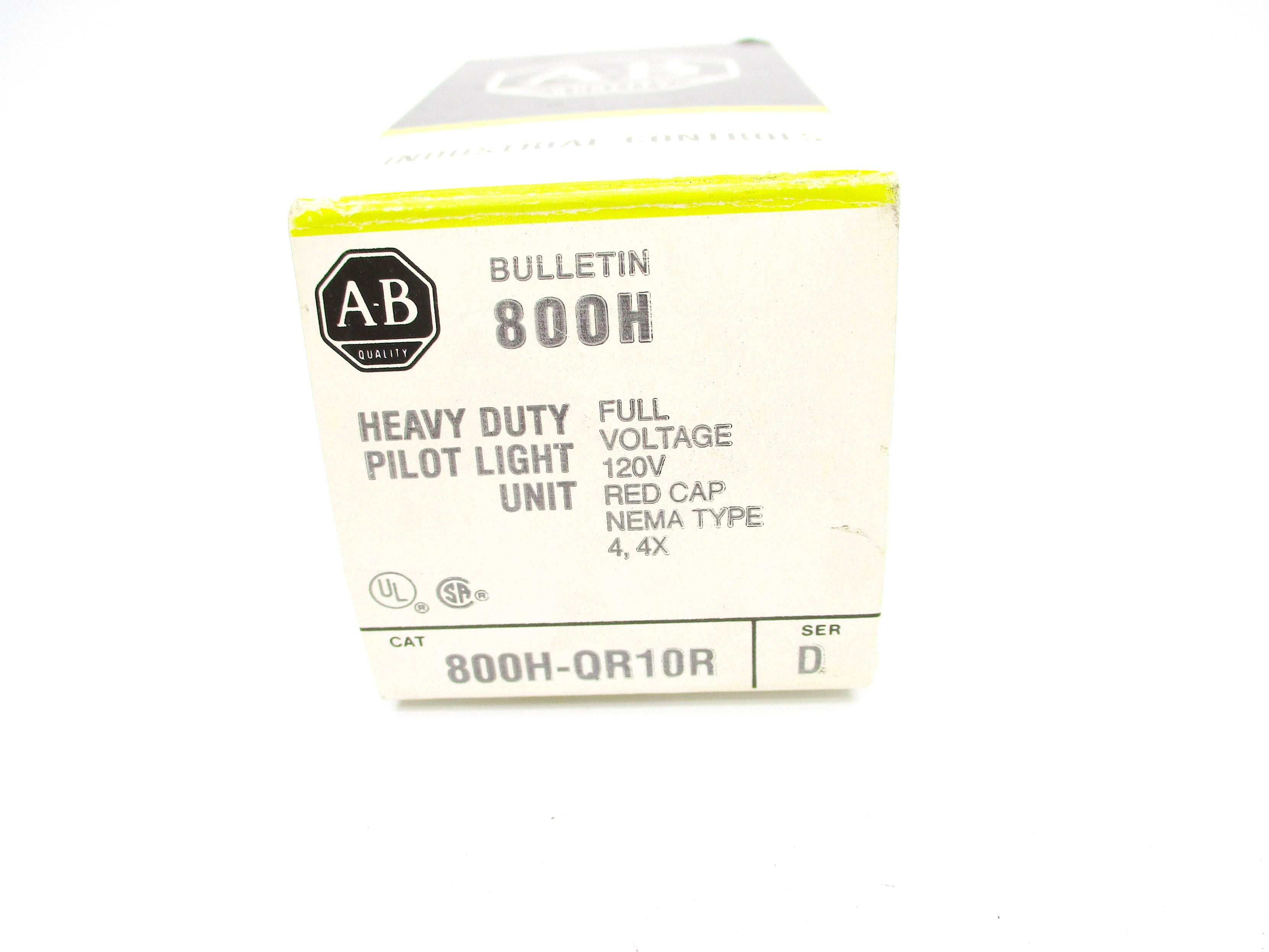 INDUSTRIAL SPARE PART 800H-QR10R SER. D 120V (BK/YL) NSMP