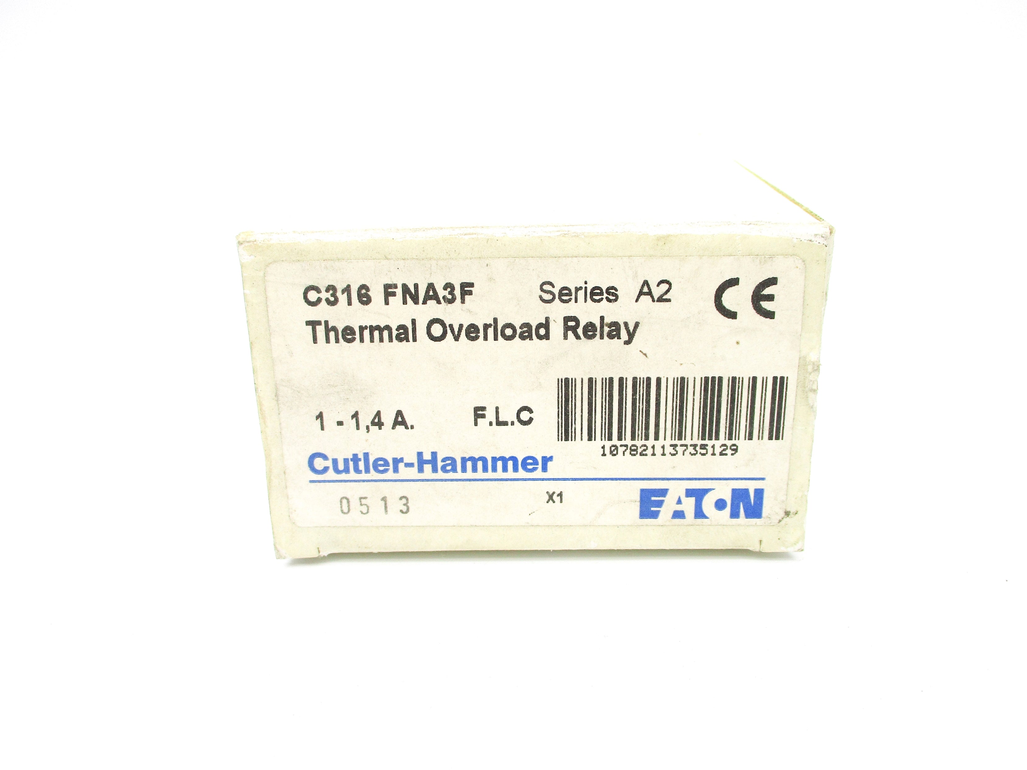 CUTLER HAMMER C316FNA3F SER. A2 1-1.4A NSMP