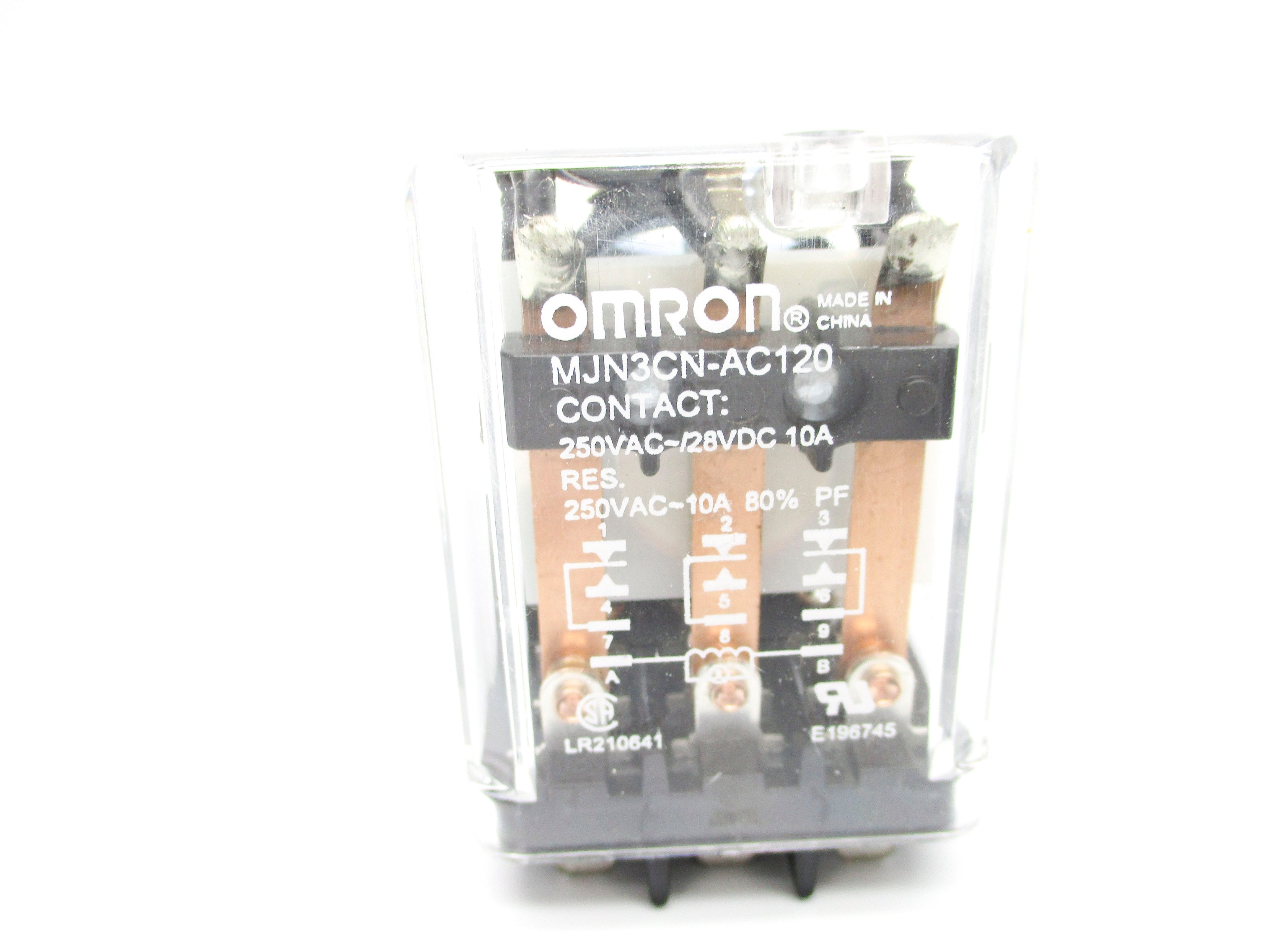 OMRON MJN3CN-AC120 10A 250VAC NSNP