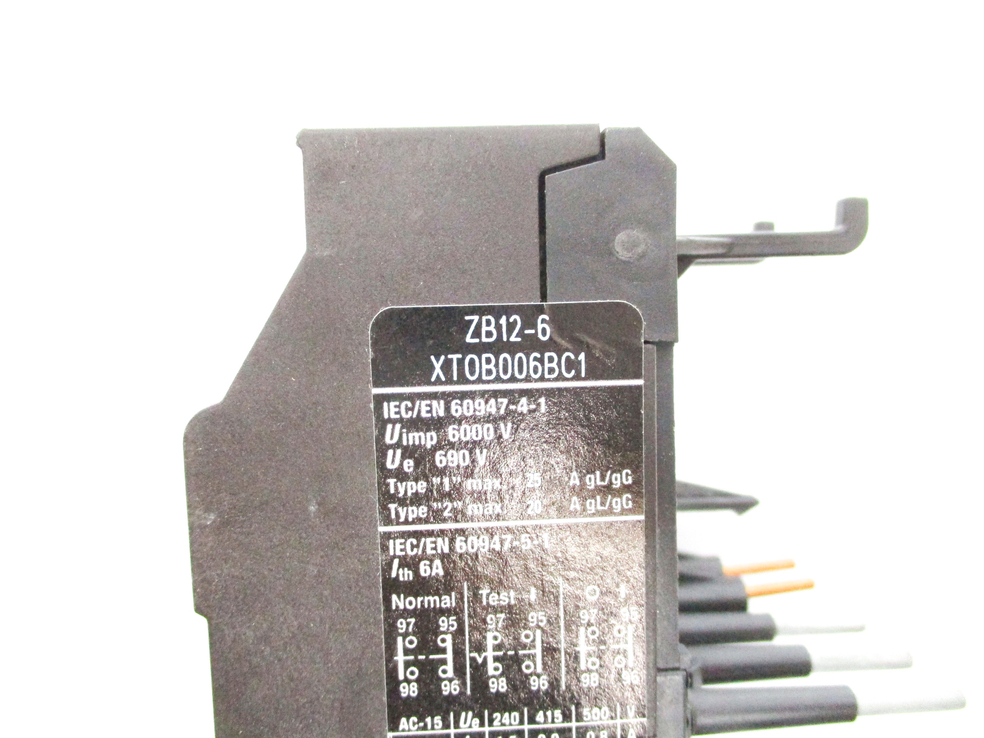 EATON ZB12-6 XTOB006BC1 4-7A NSNP