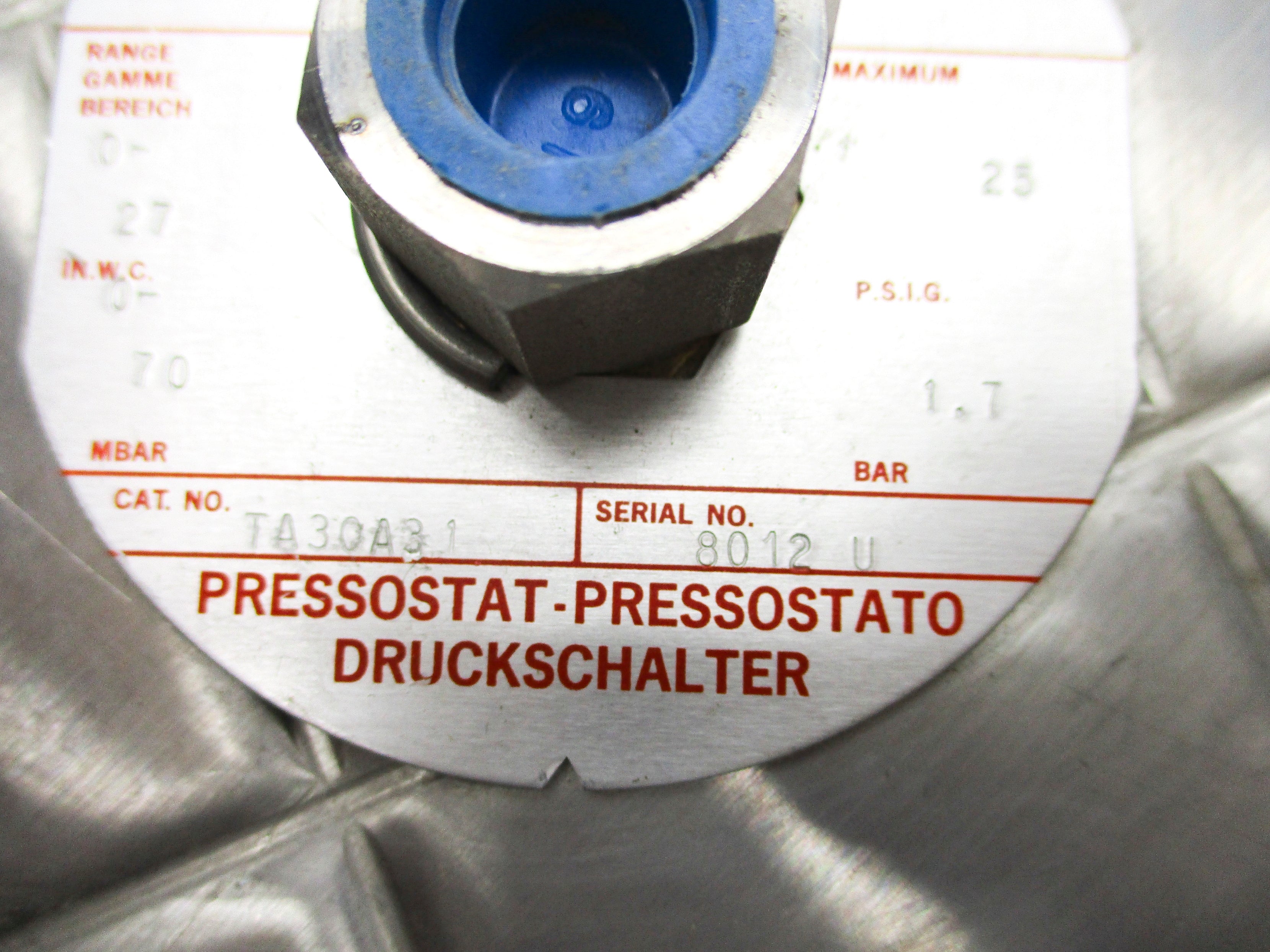 ASCO TA30A31 25PSI UNMP