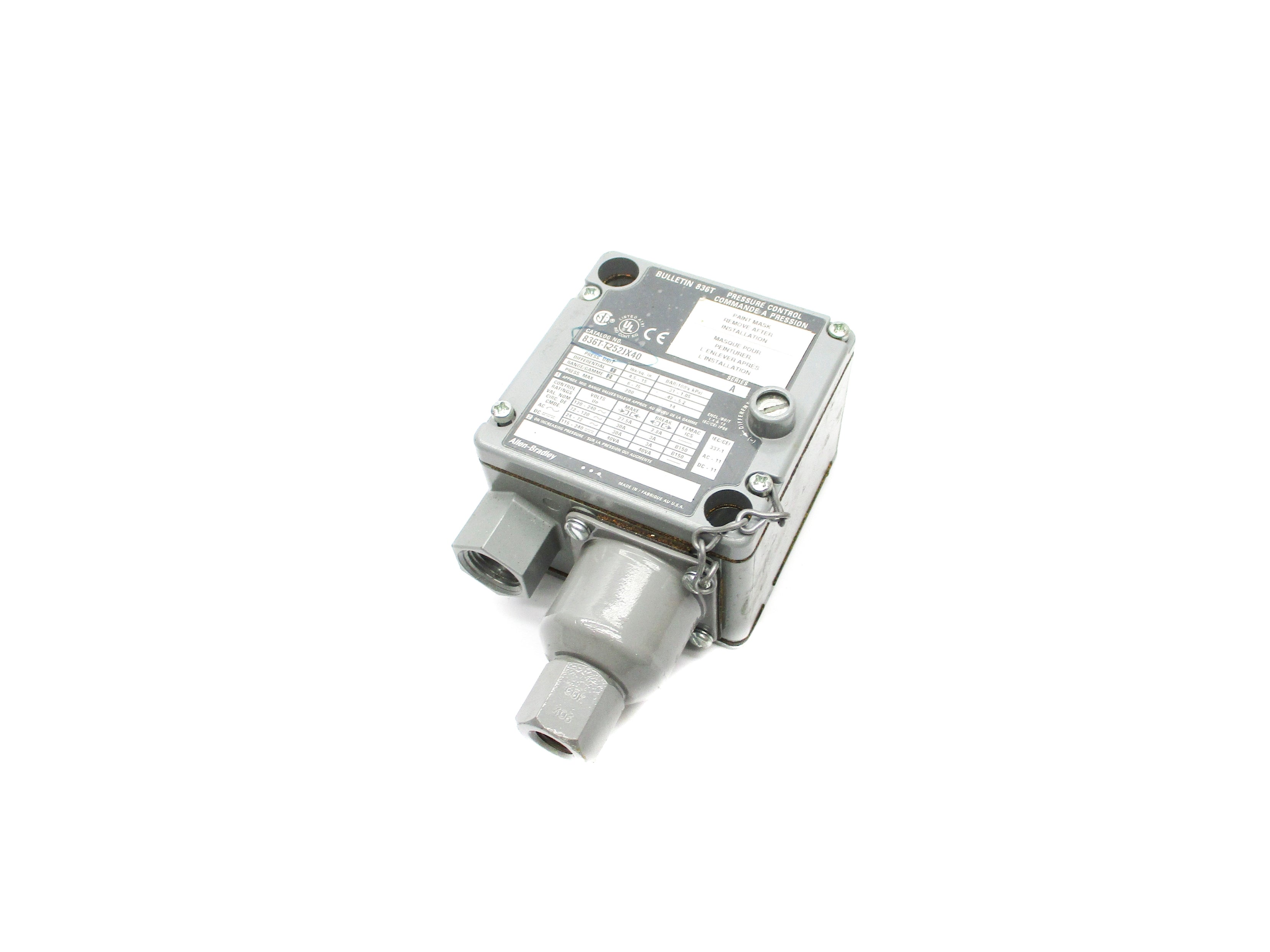 ALLEN BRADLEY 836T-T252JX40 SER. A 6-75PSI NSNP