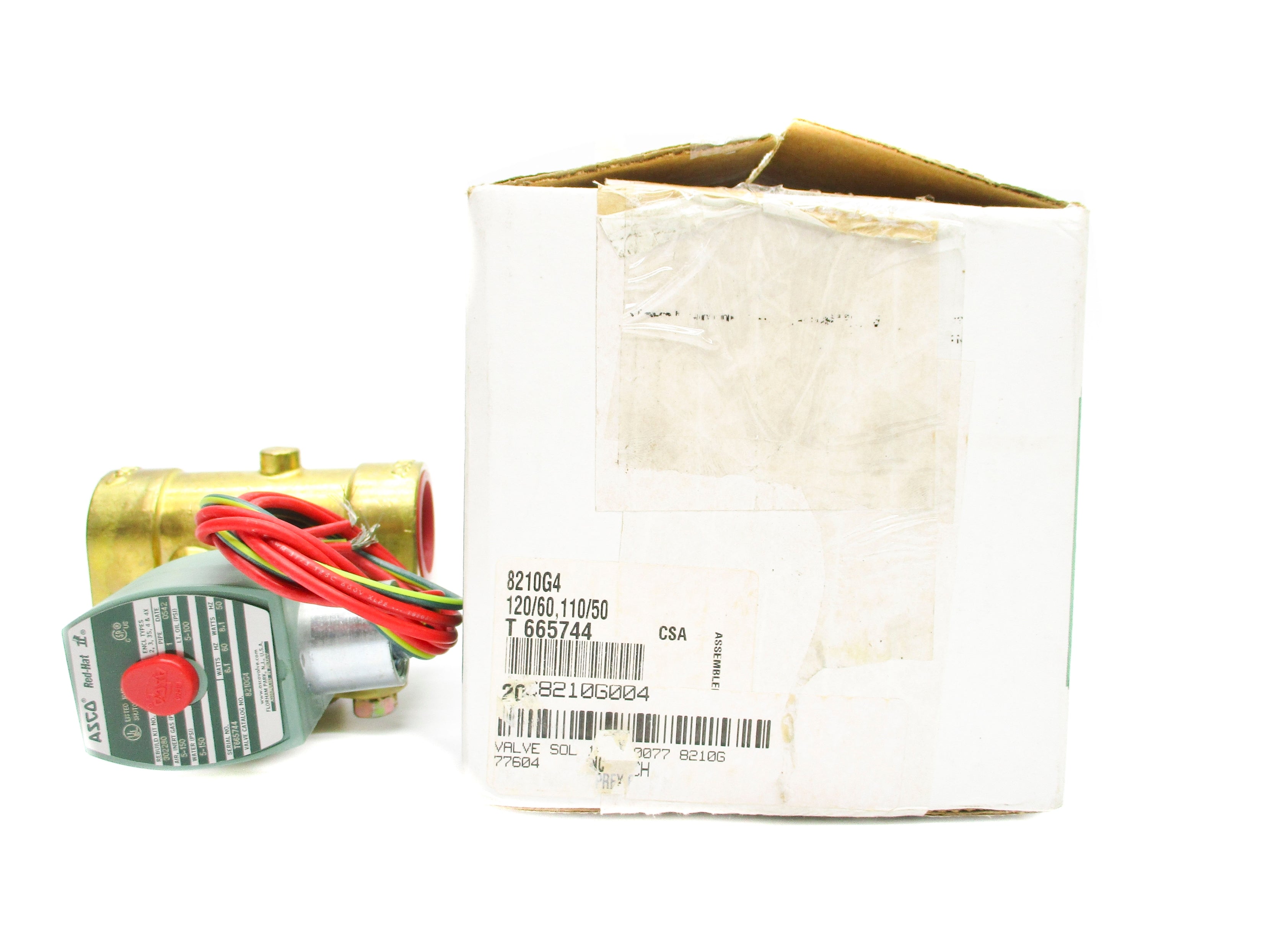 ASCO 8210G4 110/50 120/60 5-150PSI NSMP