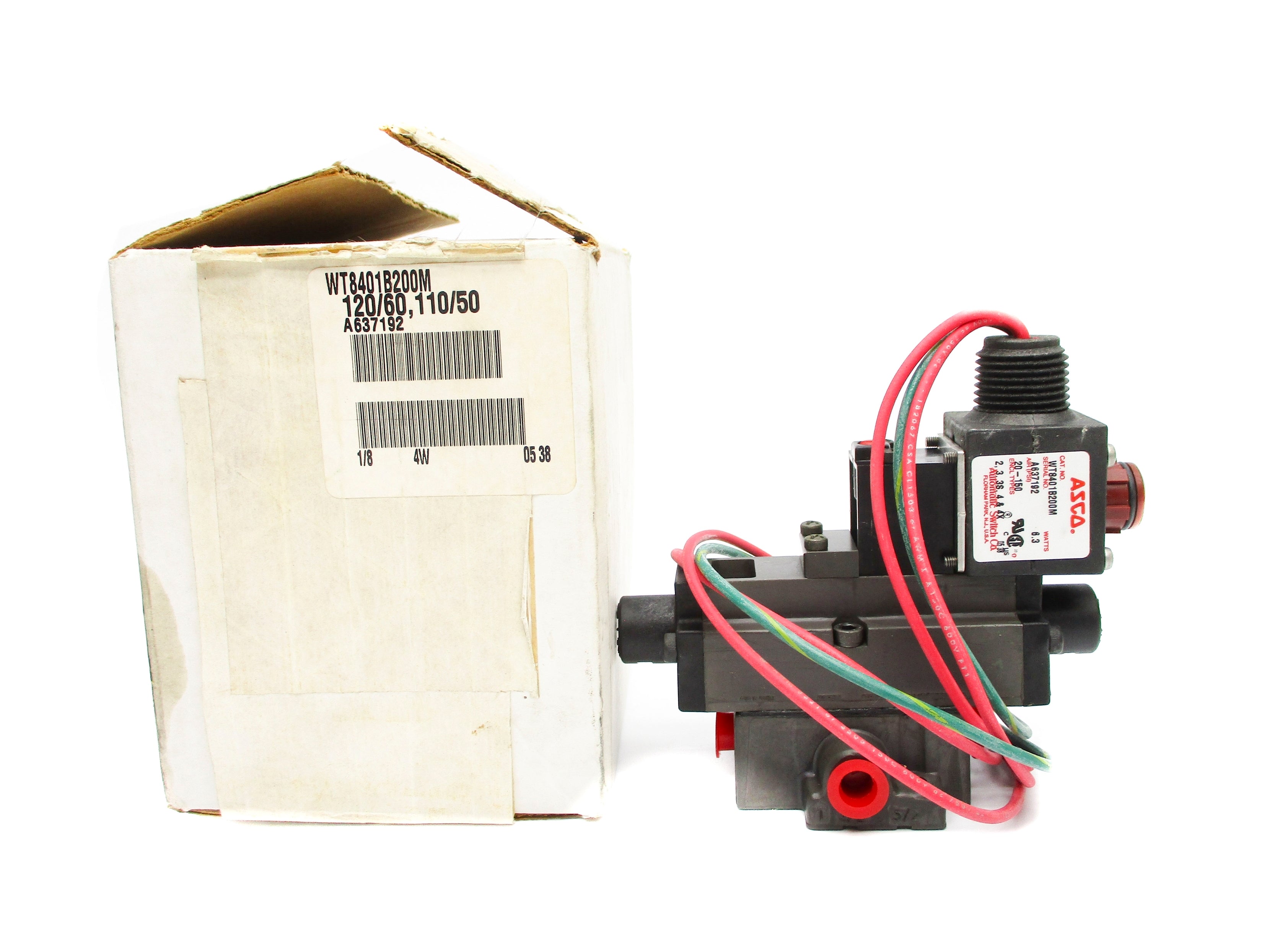 ASCO WT8401B200M 110/120V 20-150PSI NSMP