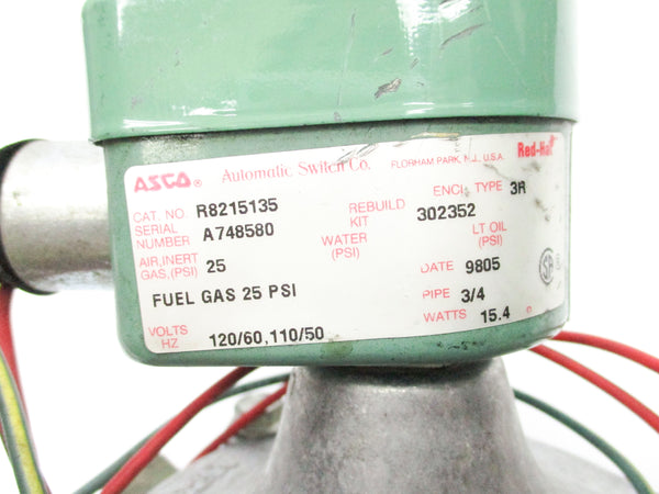 ASCO R8215135 110/120V 25PSI NSNP