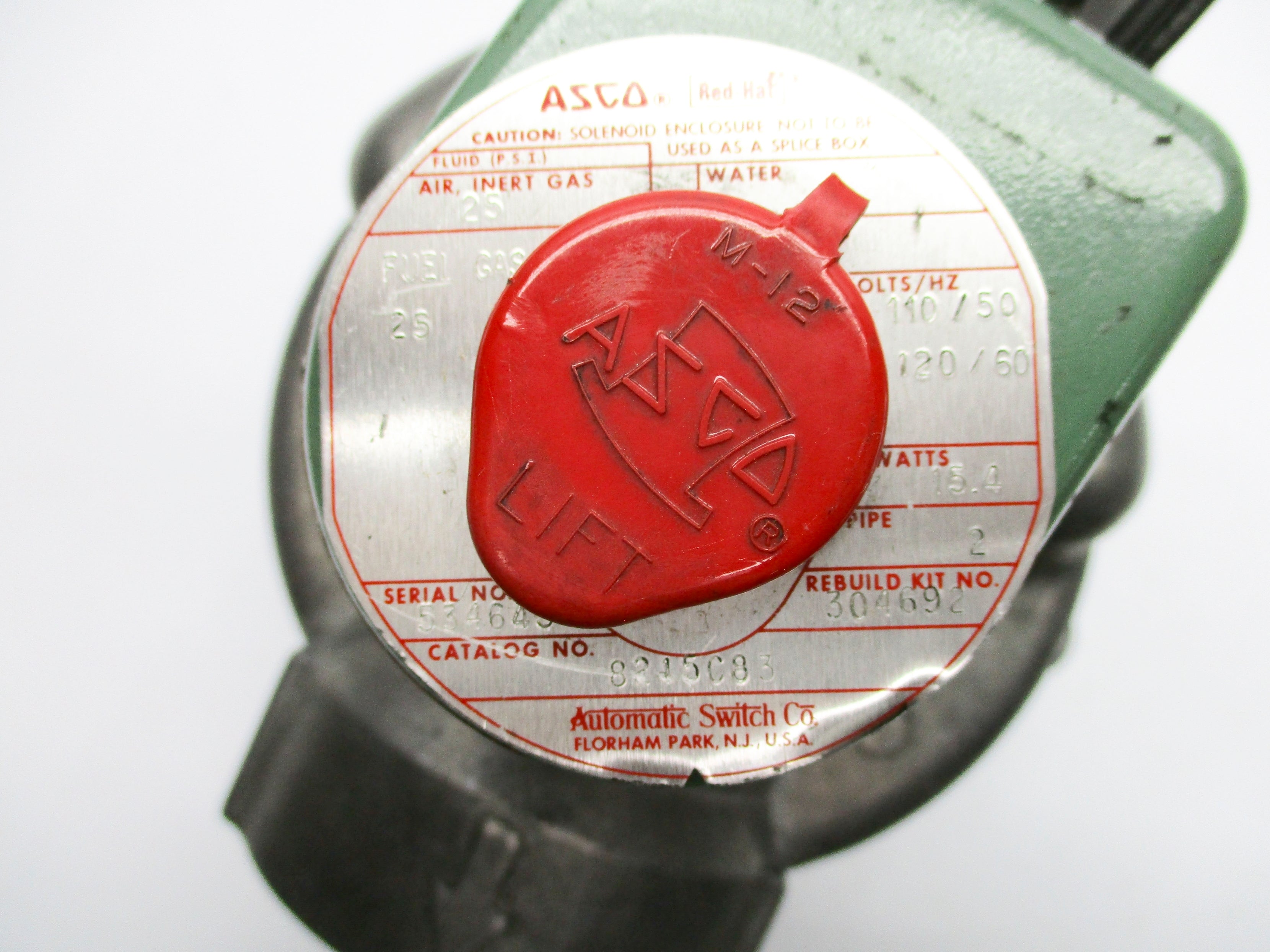 ASCO 8215C83 110/120V 25PSI UNMP
