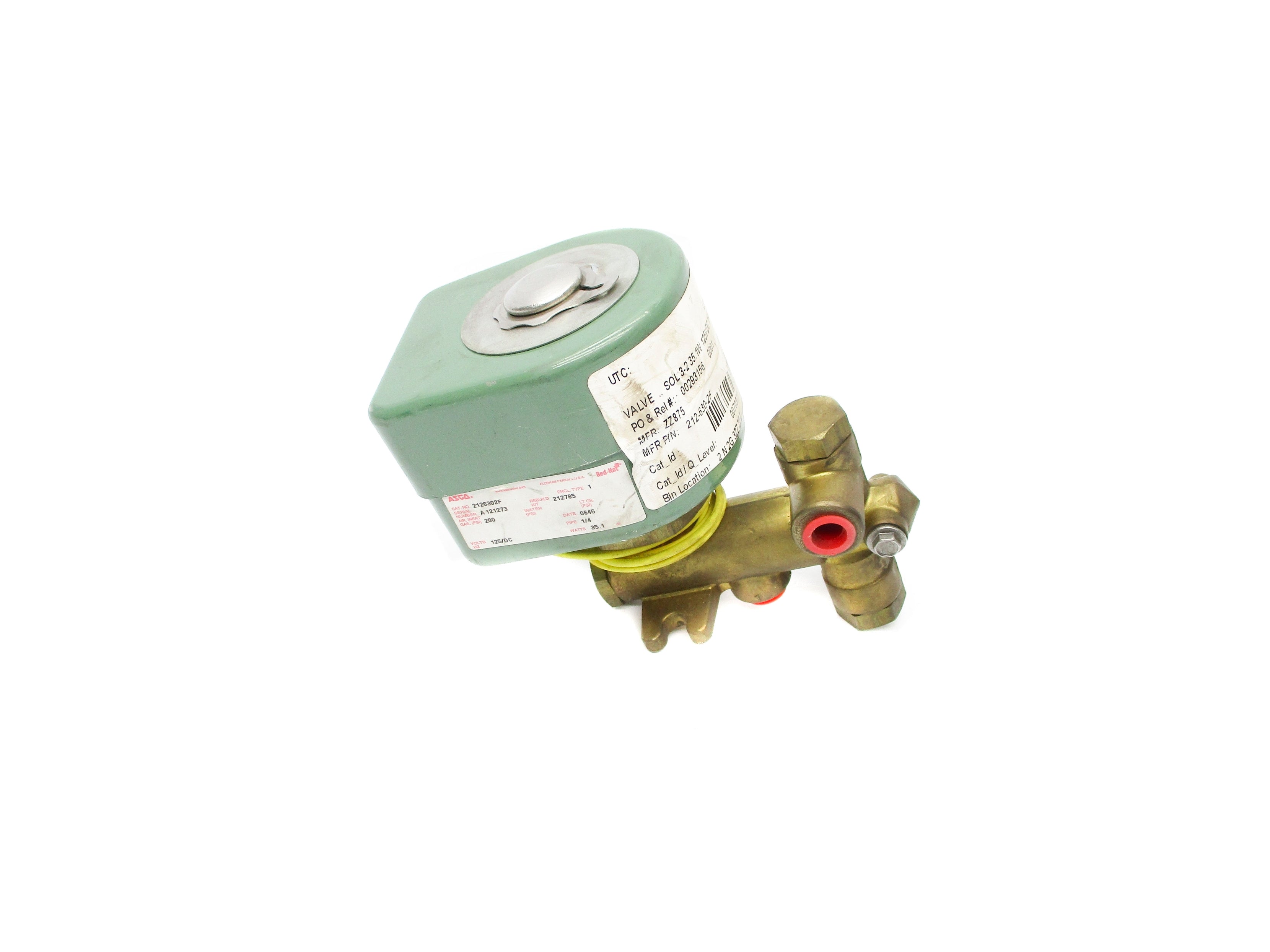 ASCO 2126302F 125/DC 200PSI NSNP