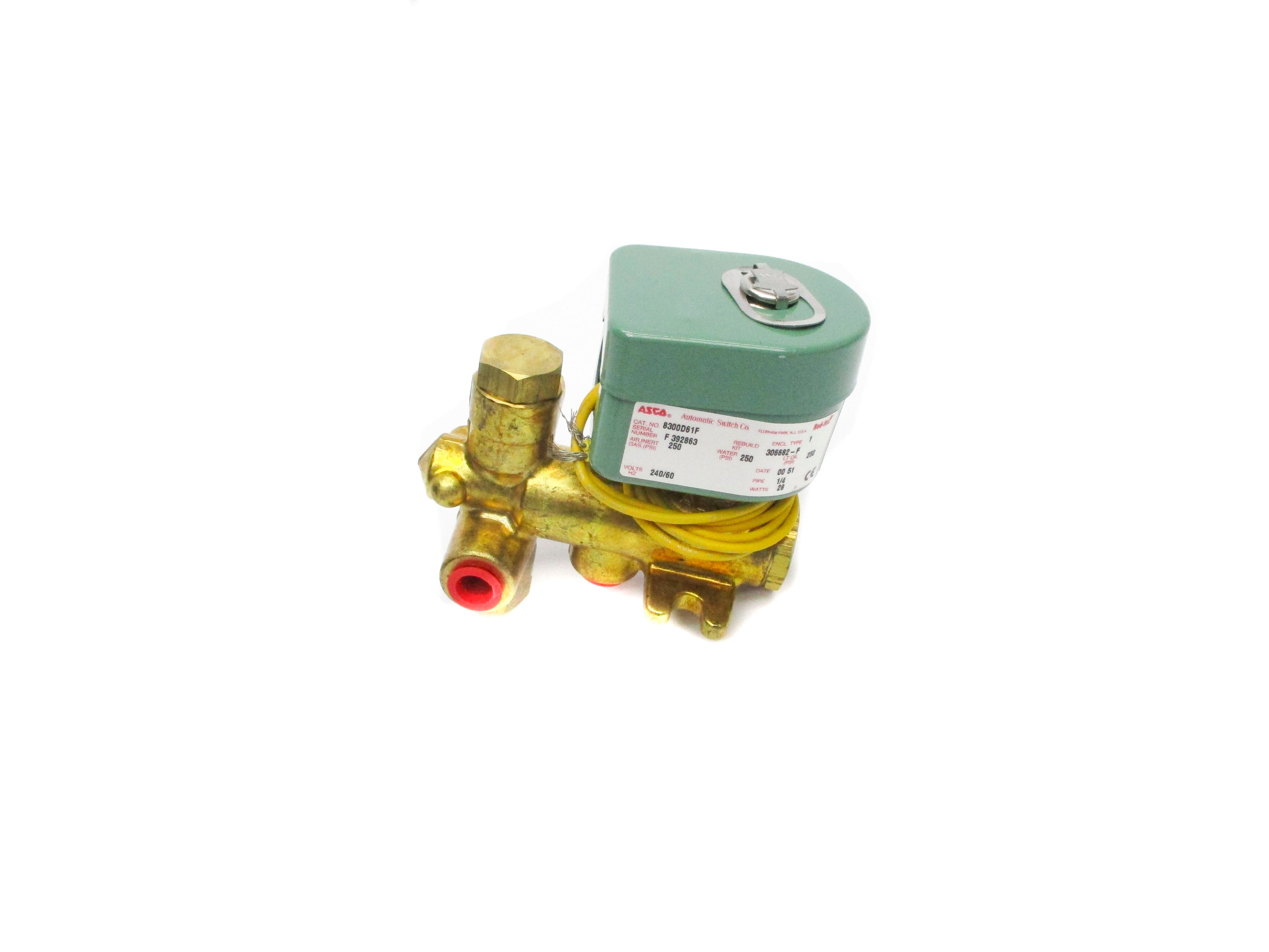 ASCO 8300D61F 240V 250PSI 1/4" NSNP