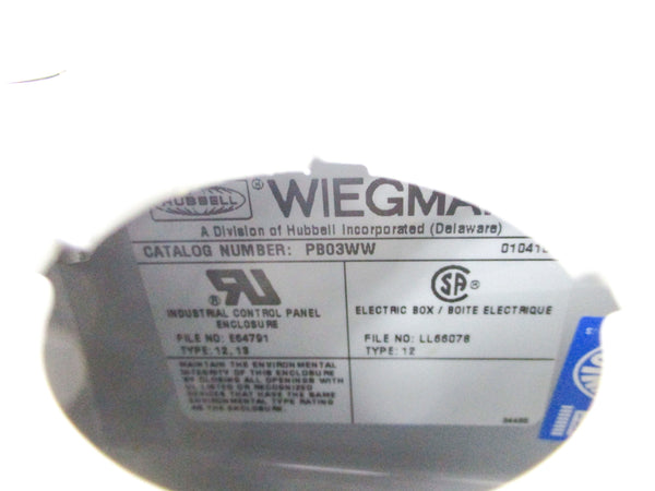 HUBBELL PB03WW NSMP