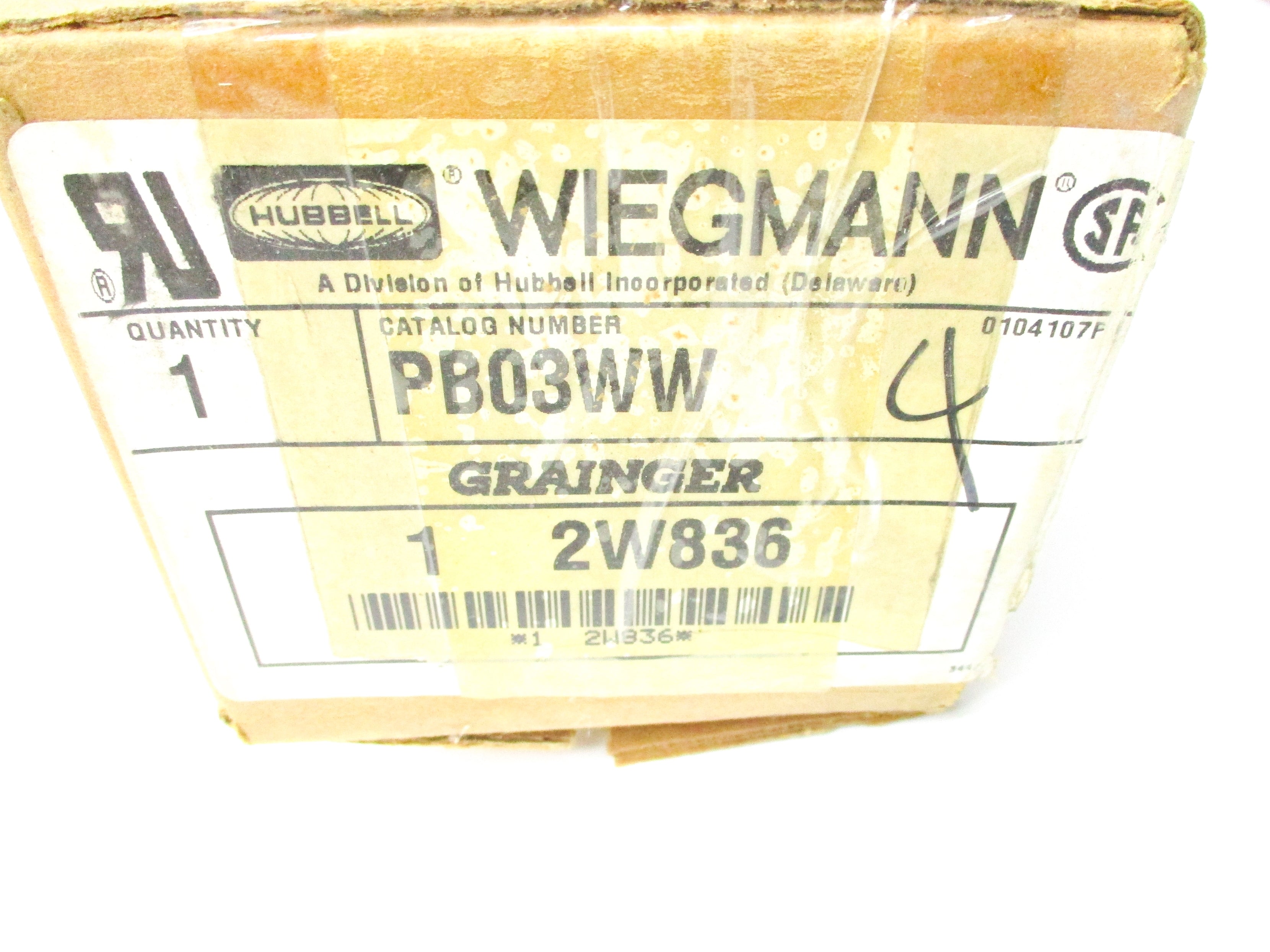 HUBBELL PB03WW NSMP