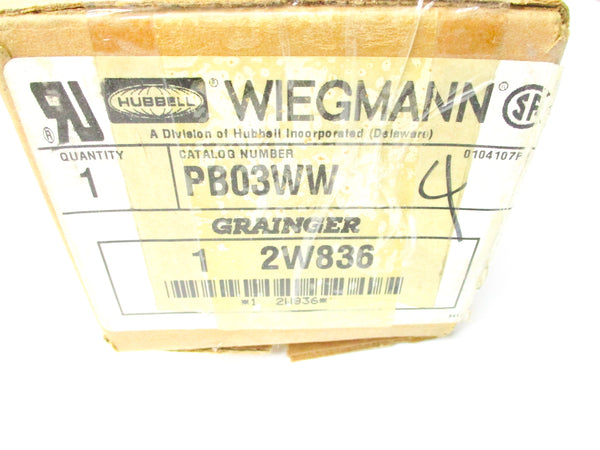 HUBBELL PB03WW NSMP
