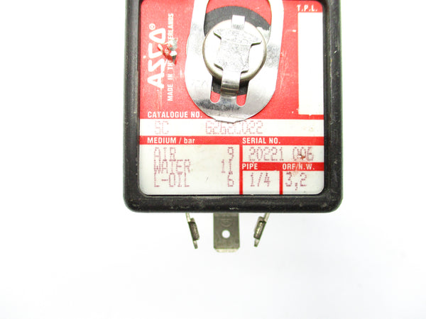 ASCO SCG262C022 UNMP