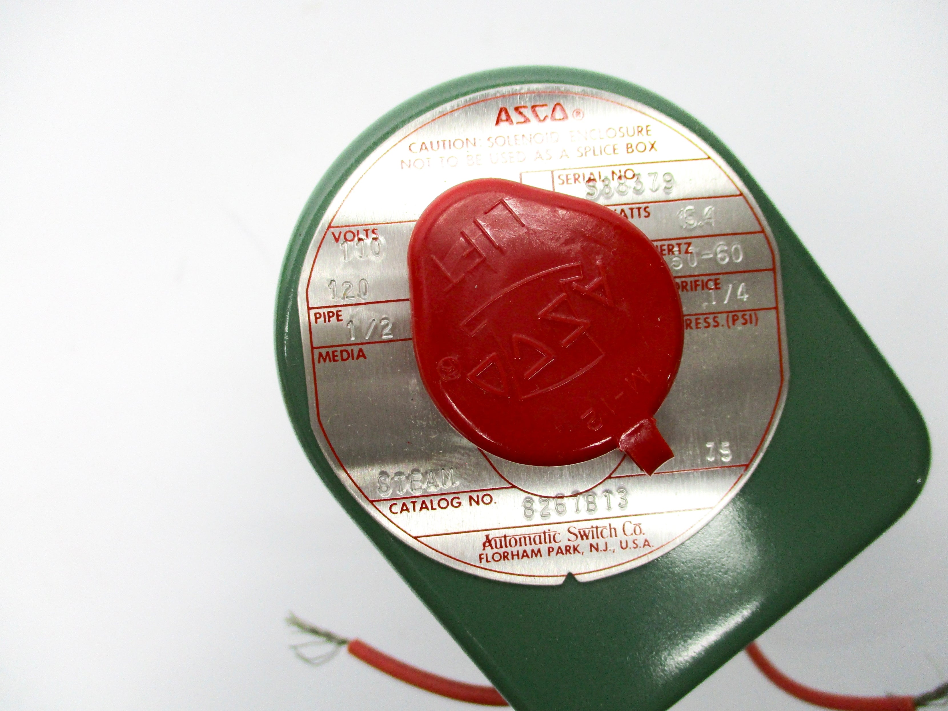 ASCO 8267B13 110/120V 75PSI NSNP