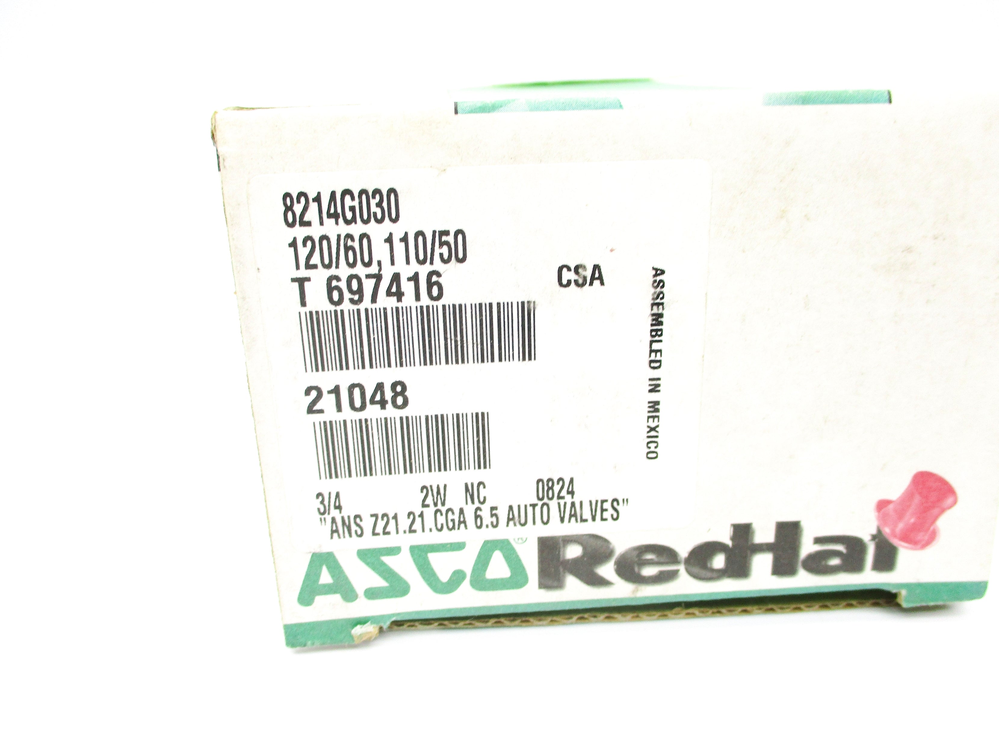 ASCO 8214G030 120/60 110/50 5PSI NSMP