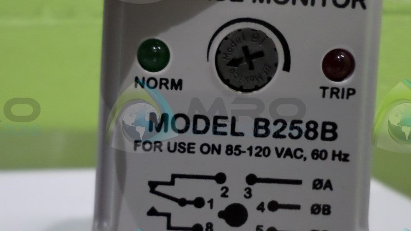 TIME MARK CORP. B258B 3 PHASE MONITOR *NEW NO BOX*