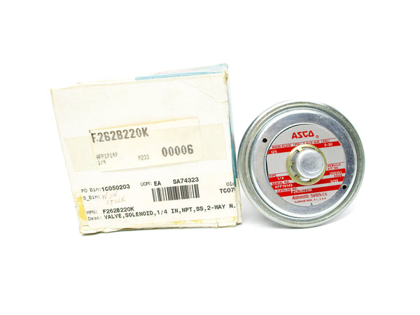 ASCO F262B220K 125PSI NSMP