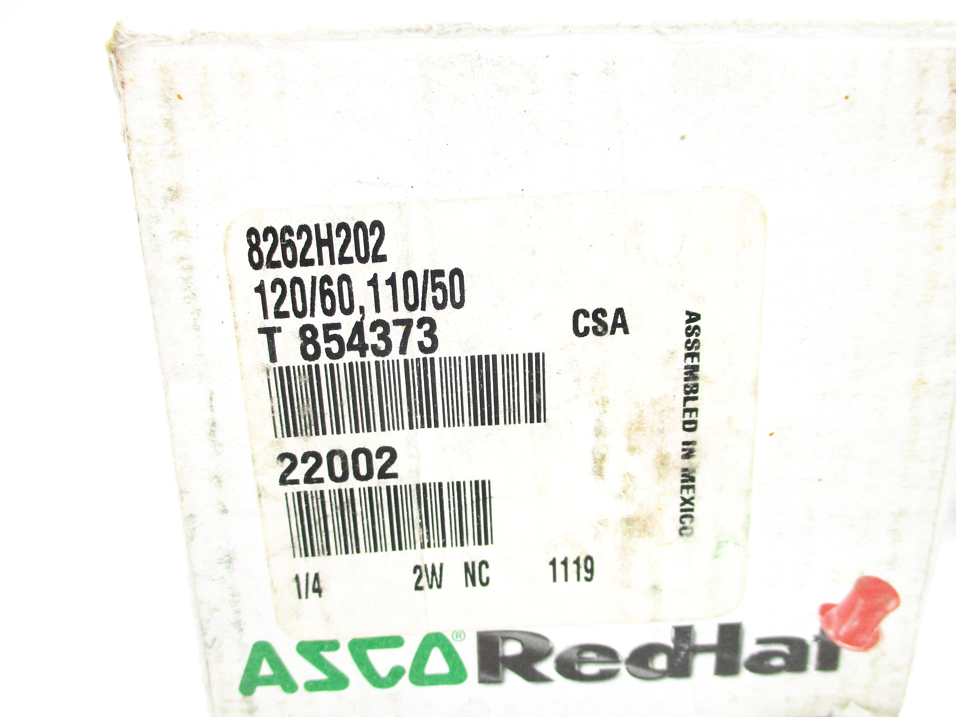 ASCO 8262H202 120/60 110/50 210PSI NSMP